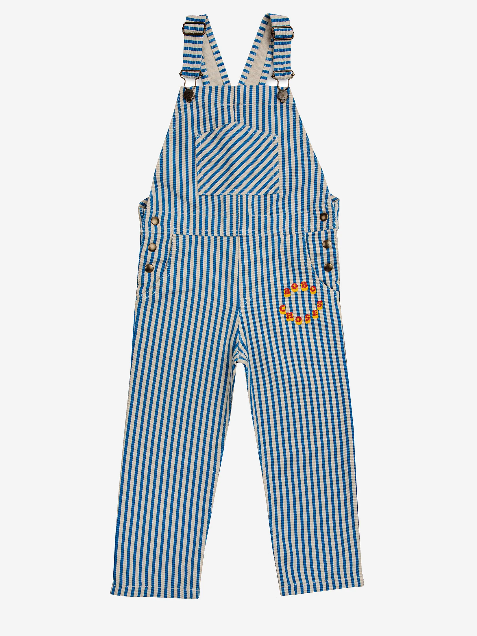 Bobo Choses Circle Stripes overall