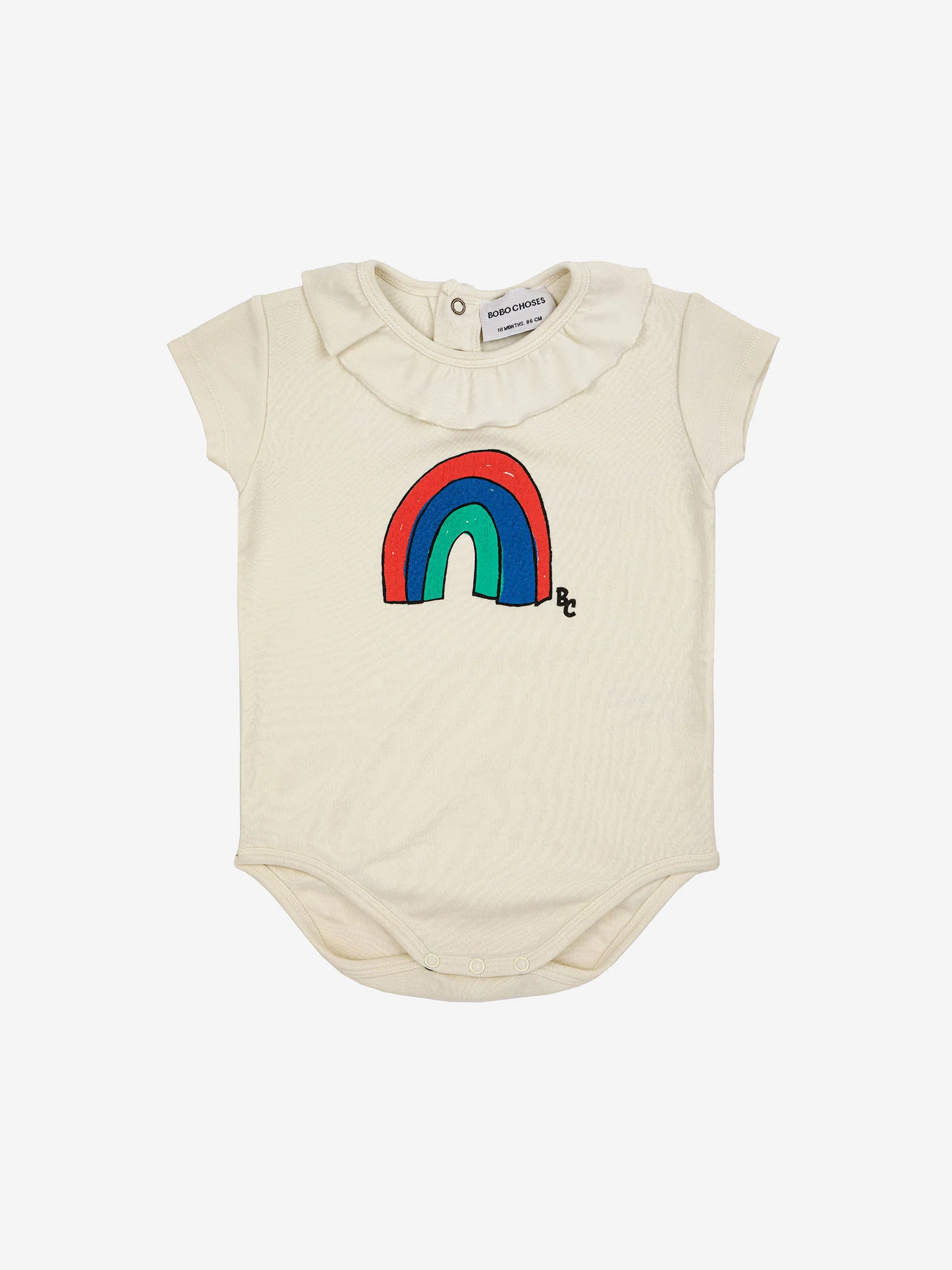 Rainbow ruffle collar body