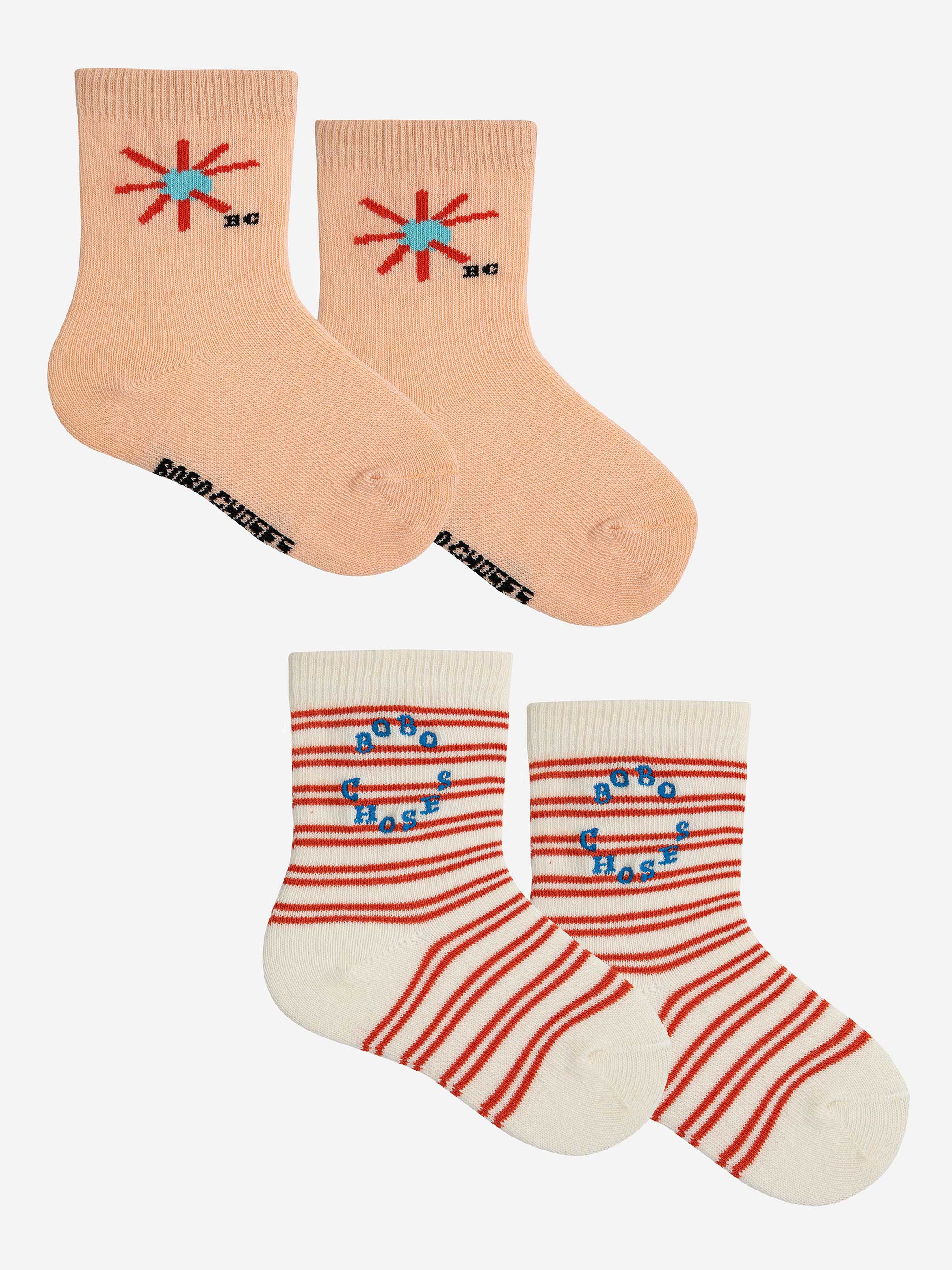 Sun short socks pack x 2