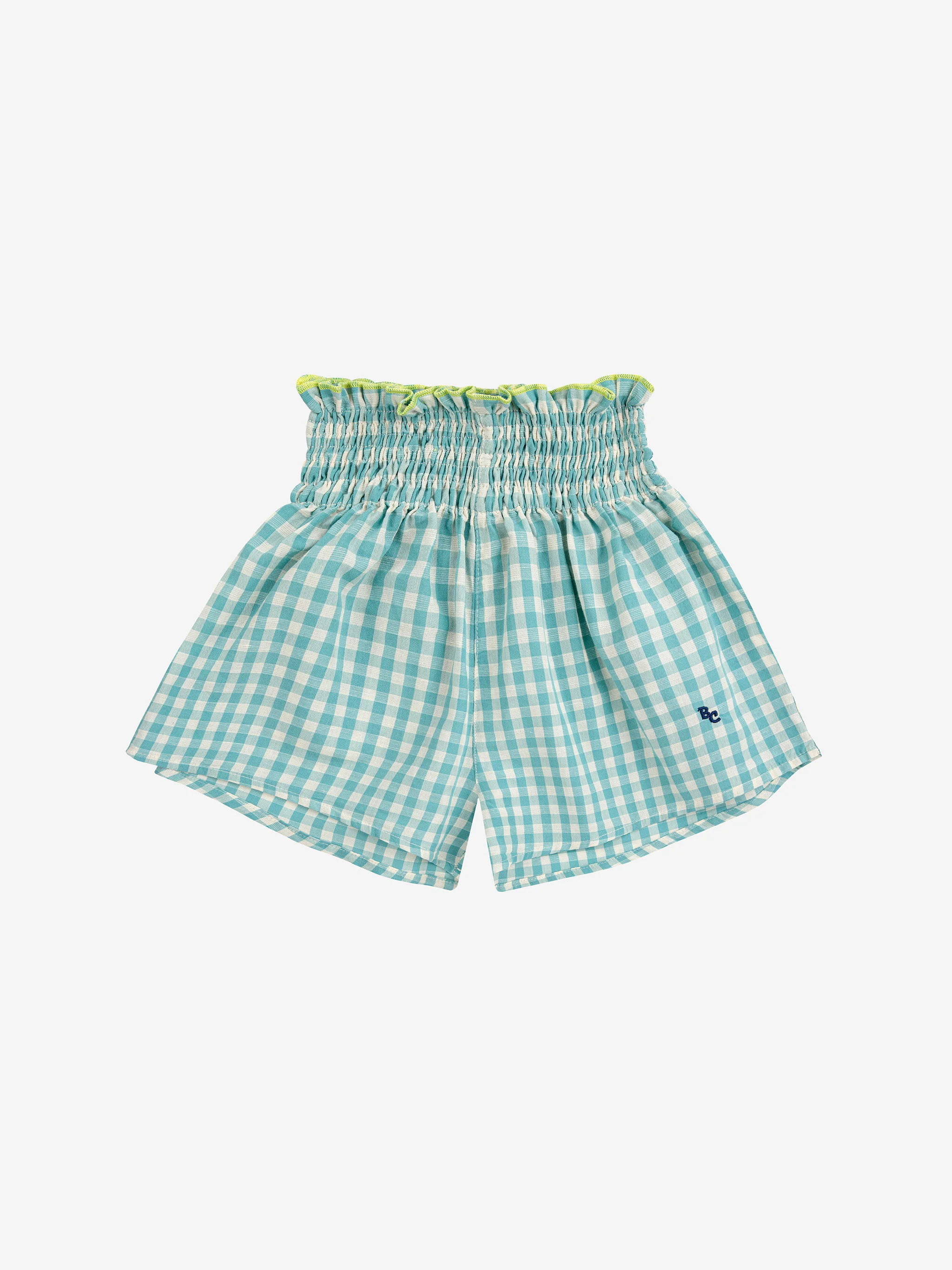 Vichy woven shorts