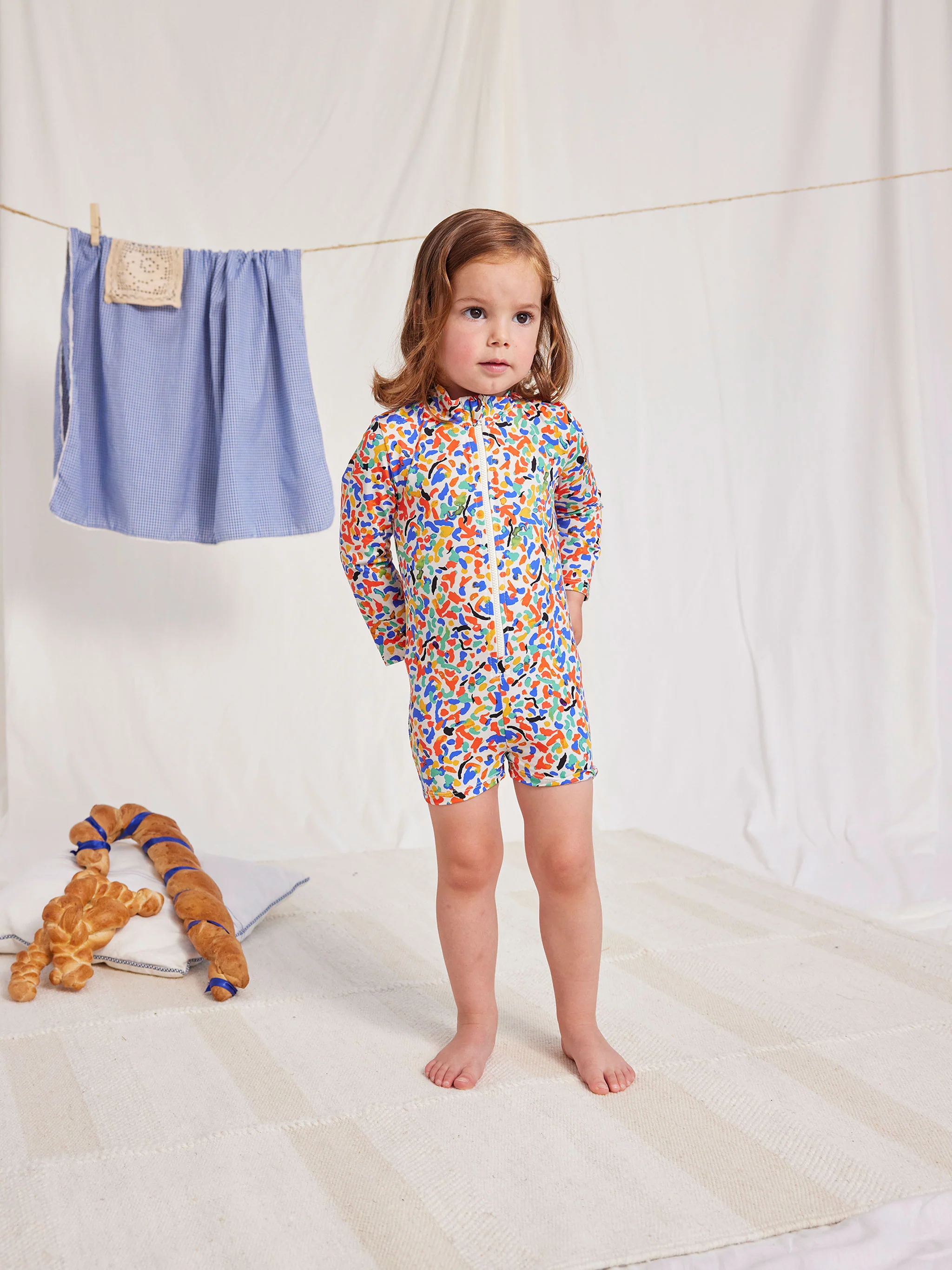 Confetti all over swim overall