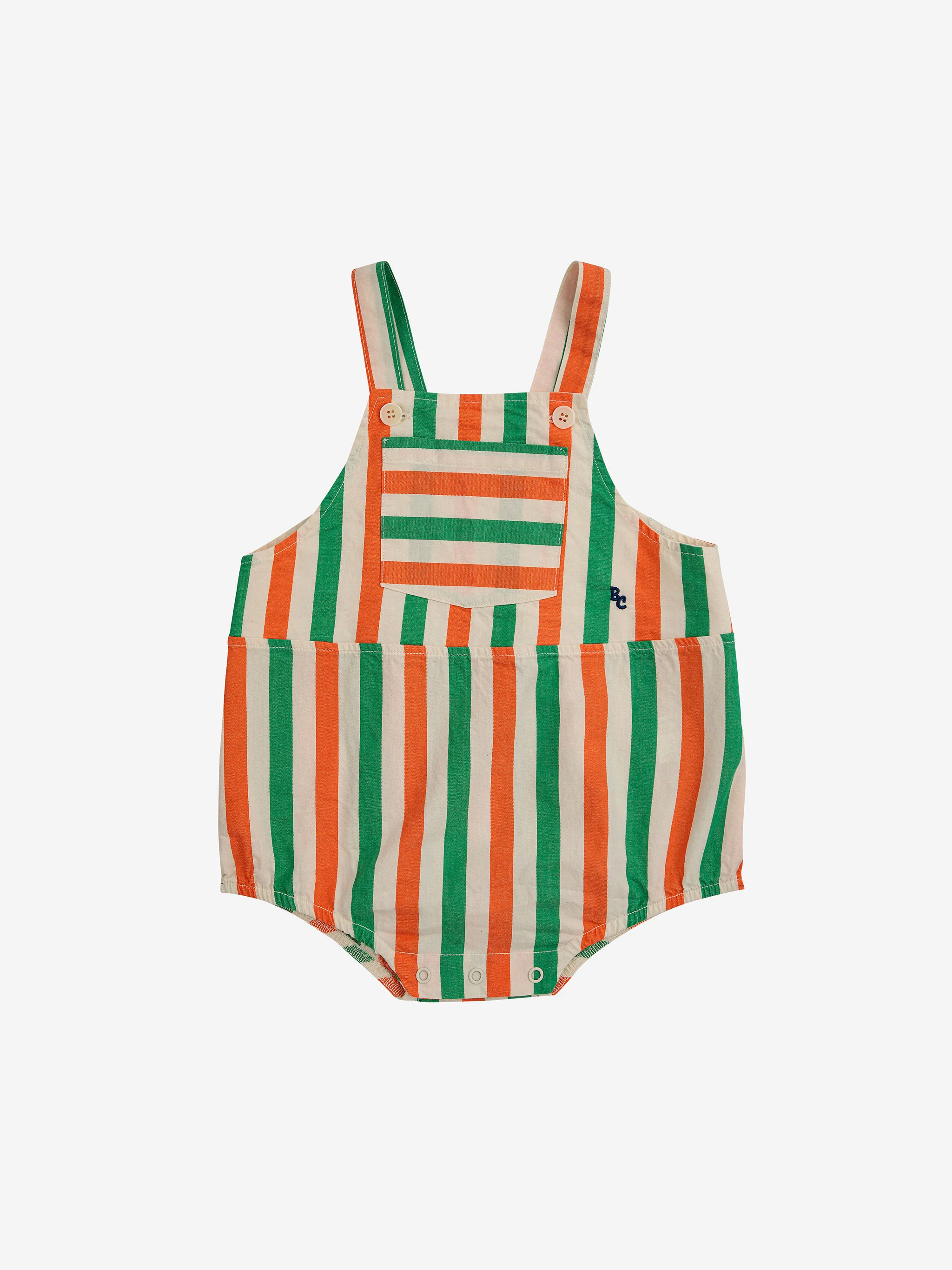 Vertical Stripes woven romper