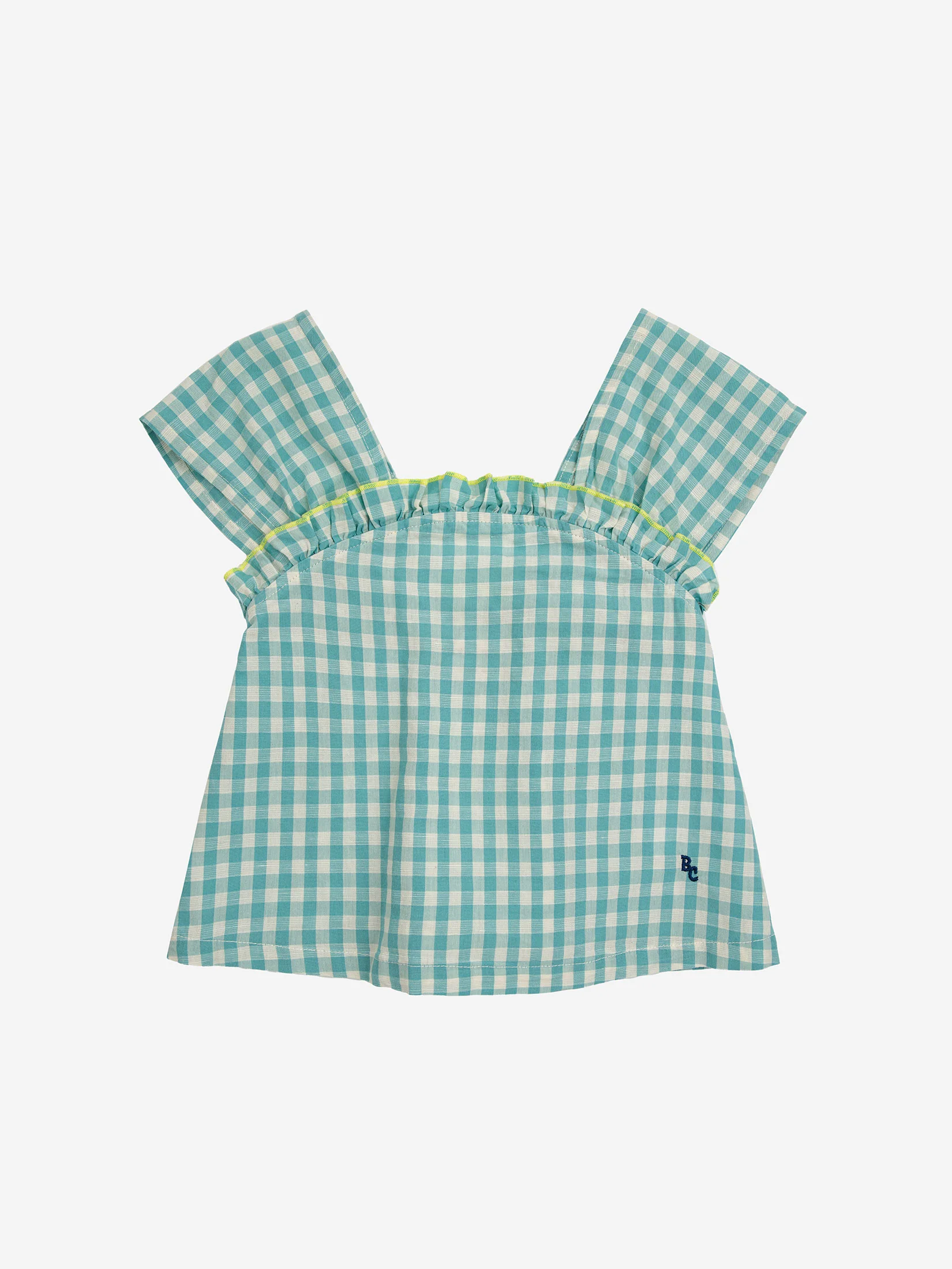 Vichy woven top