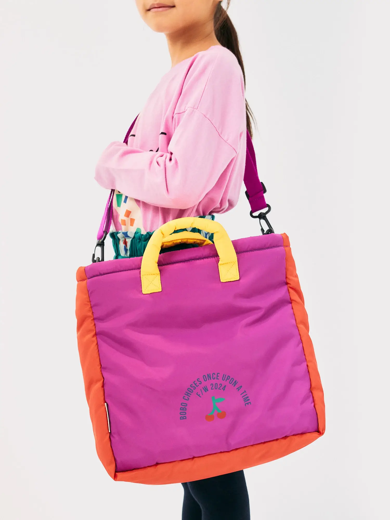 Bobo Cherry color block bag