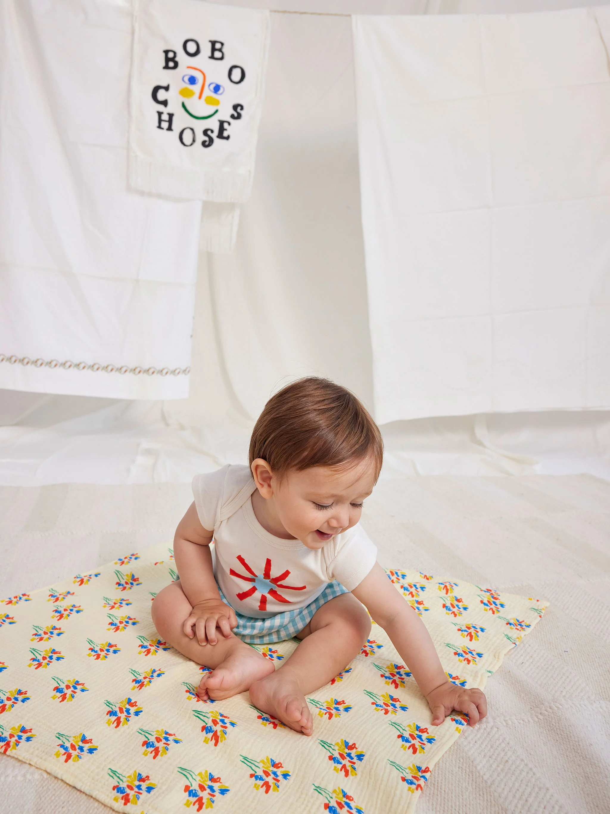 Fireworks all over muslin