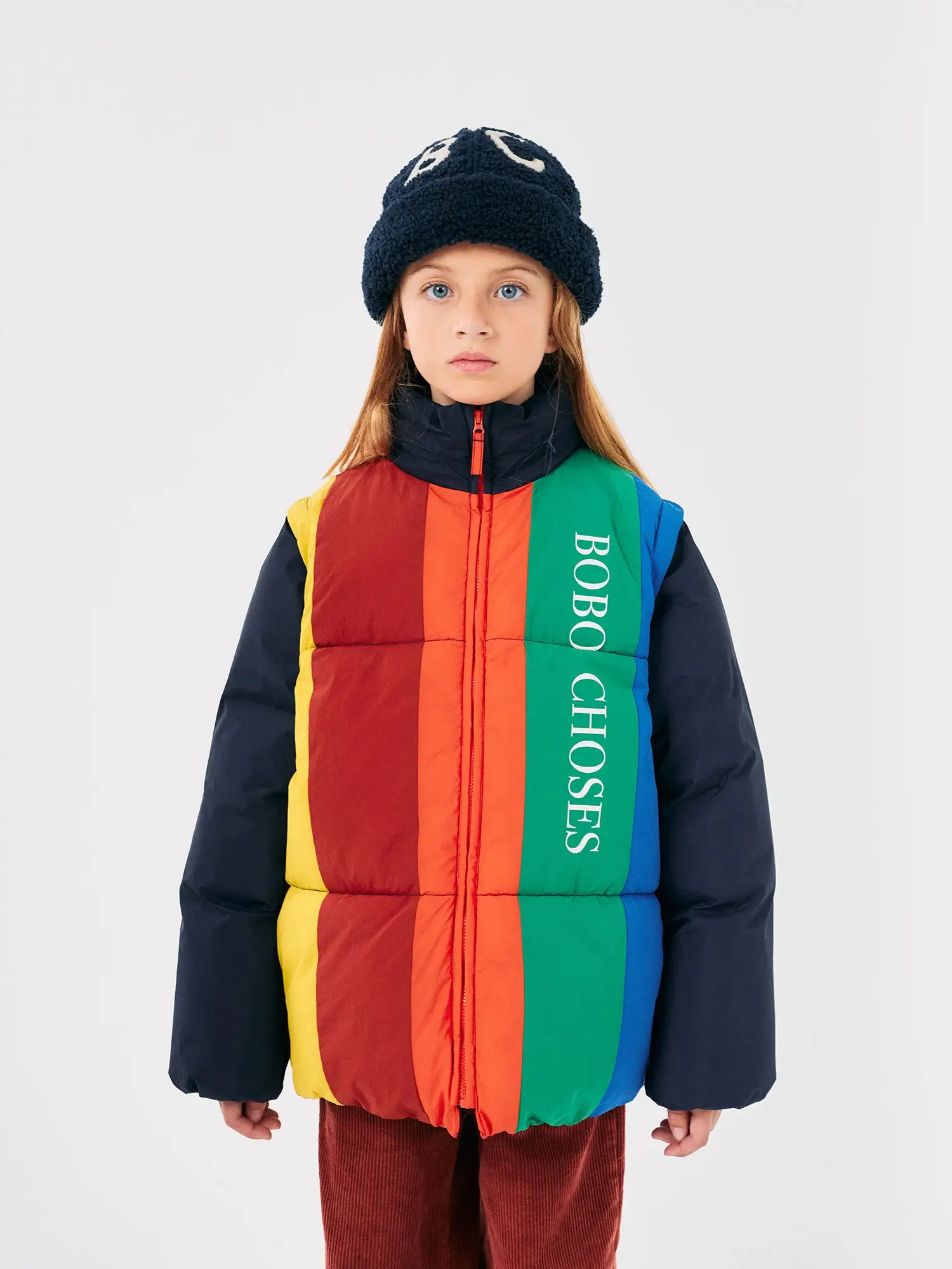 Bobo Choses color block padded anorak