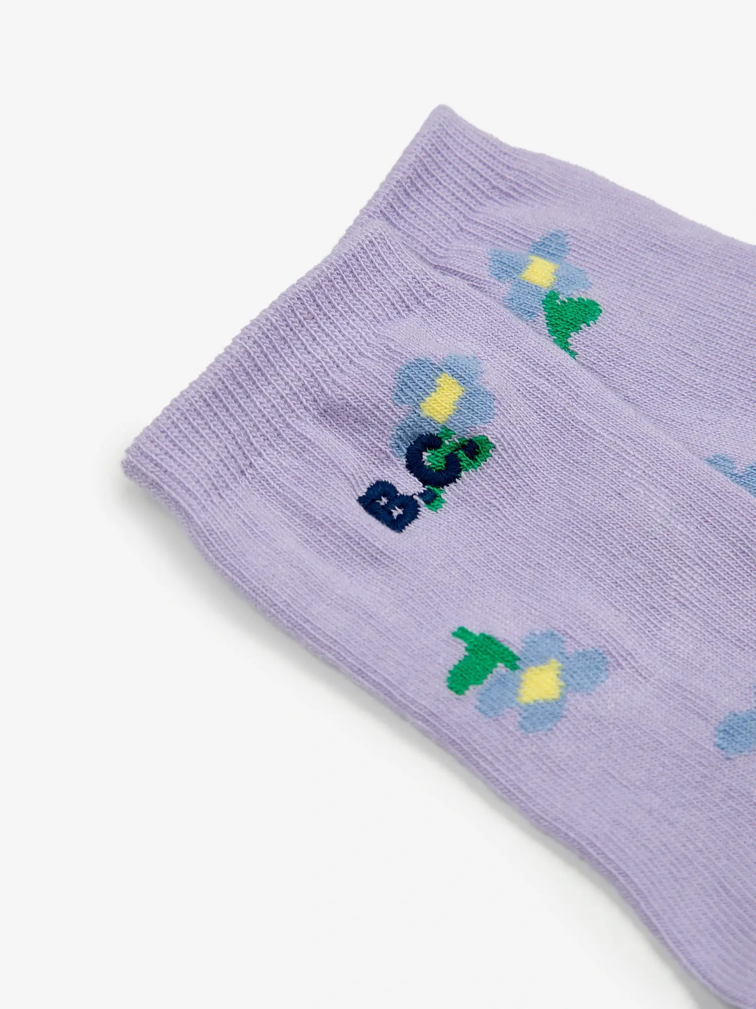 Pansy Flower all over long socks