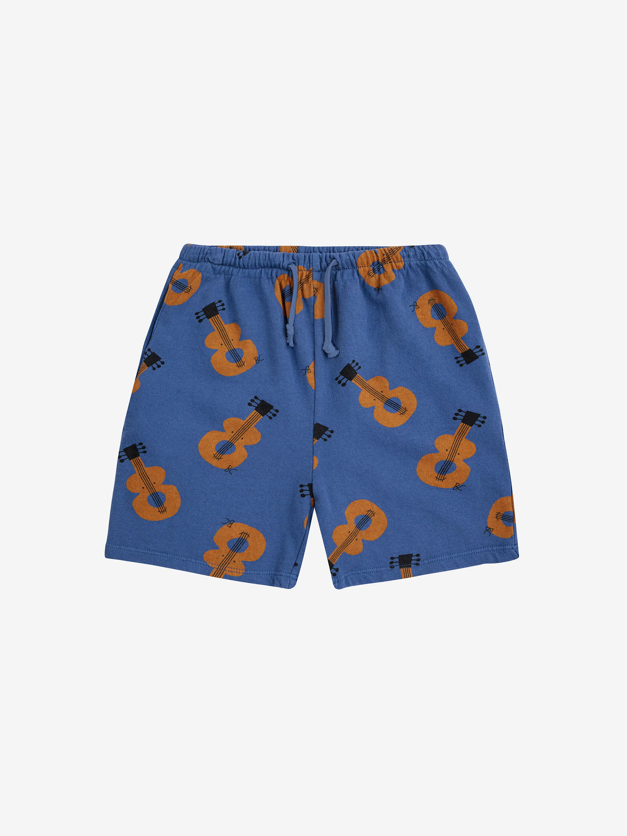 Acoustic Guitar all over bermuda shorts