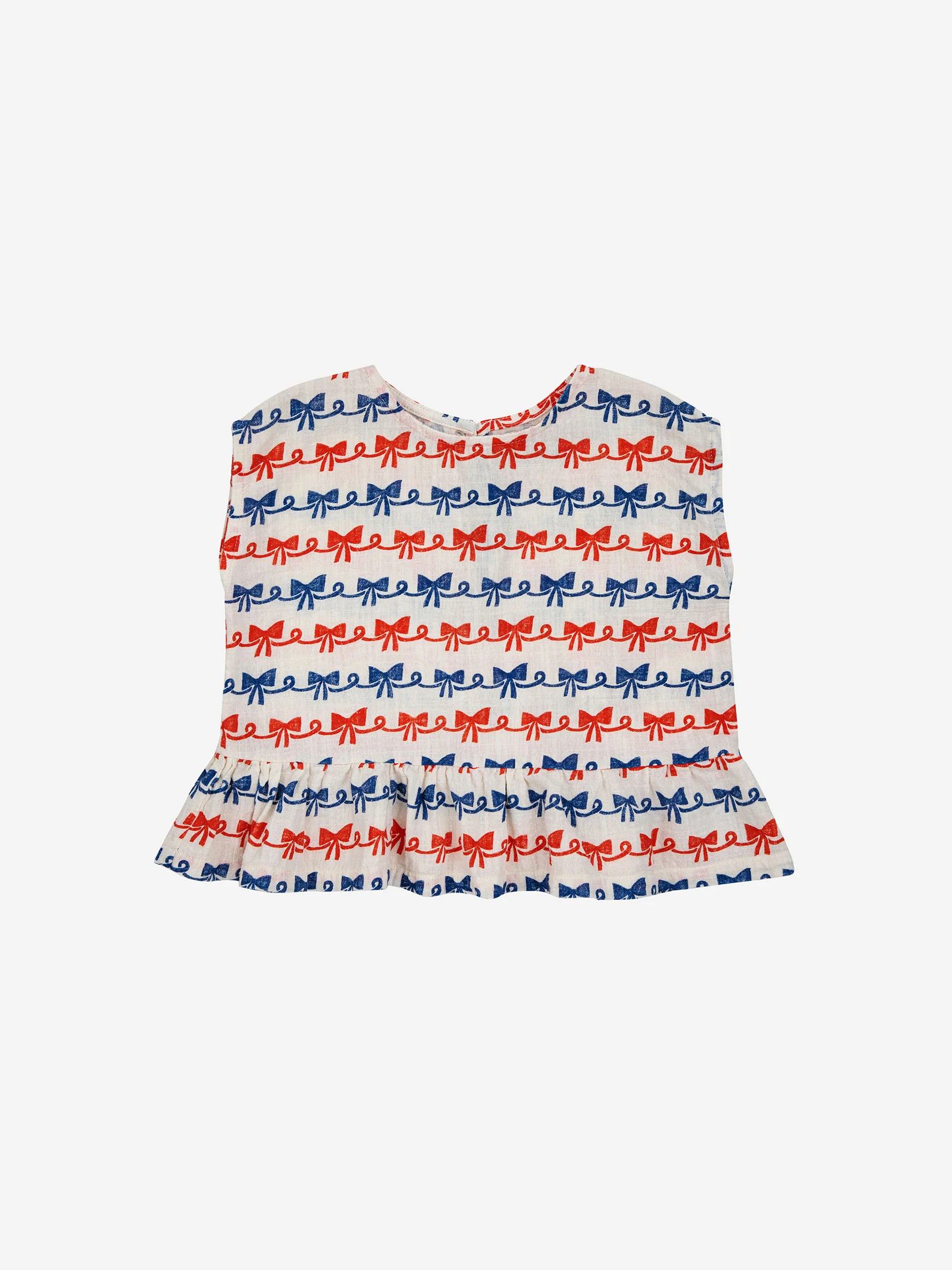 Ribbon Bow all over woven blouse