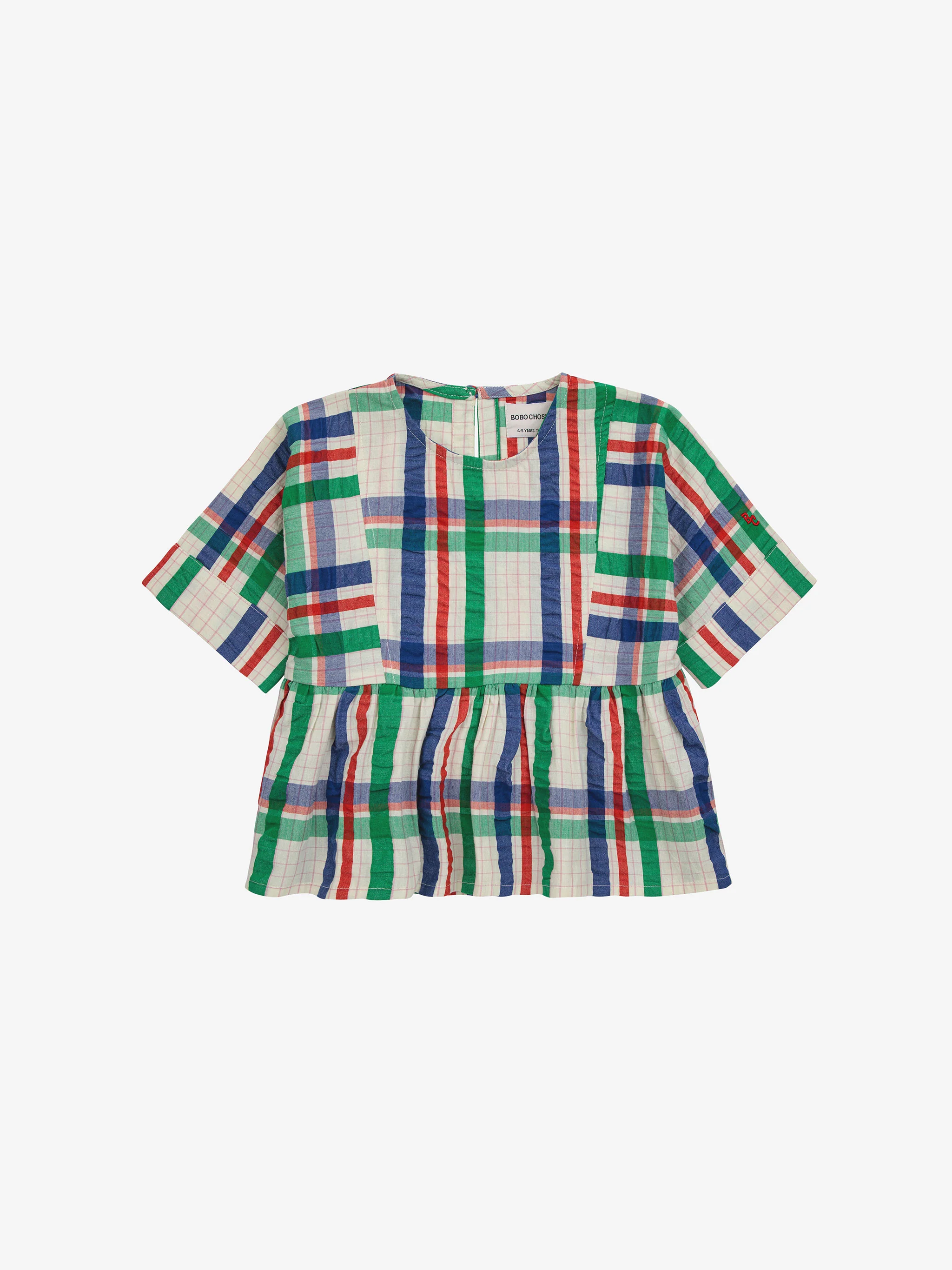 Madras Checks woven top