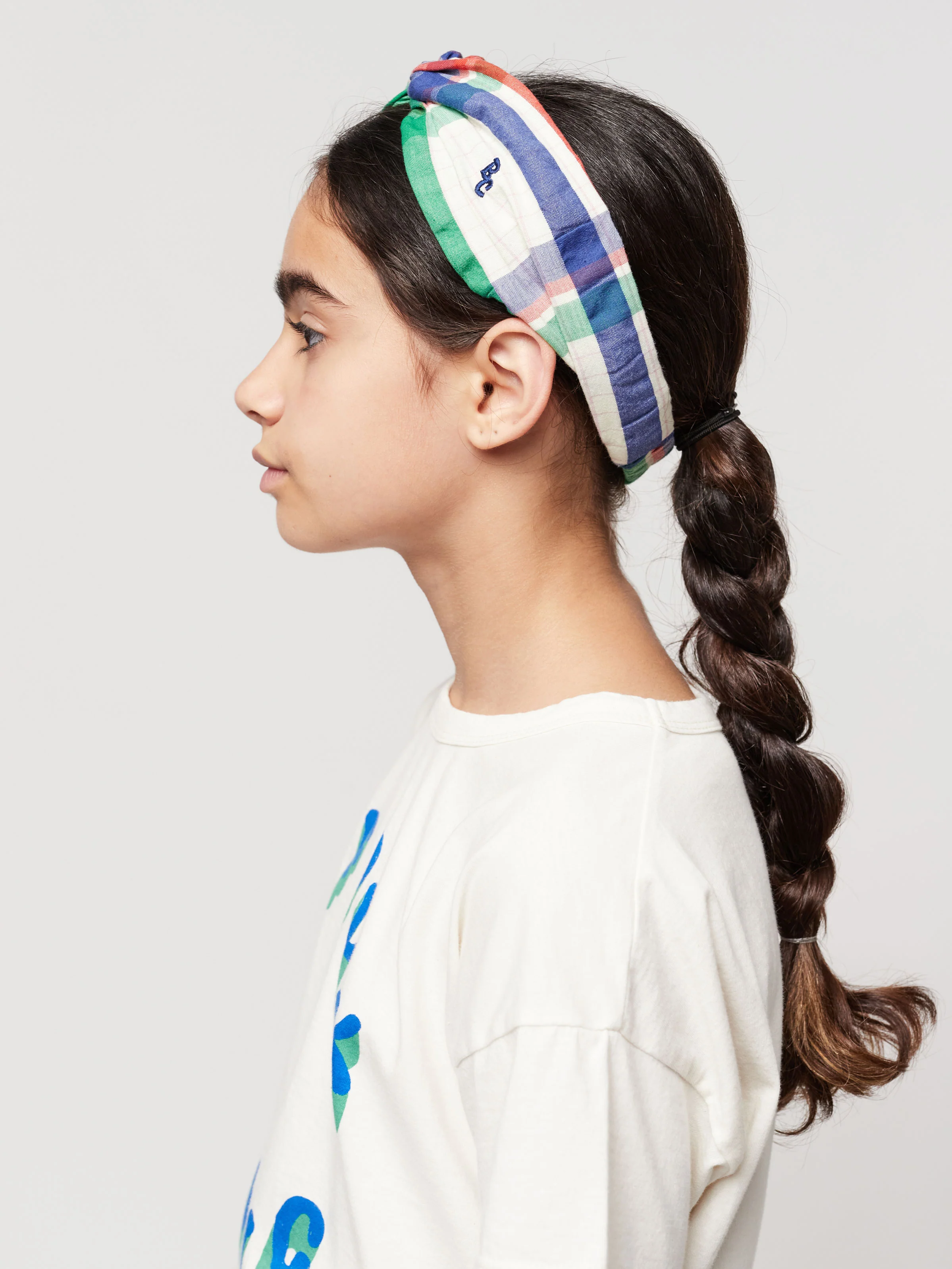Madras Checks woven headband
