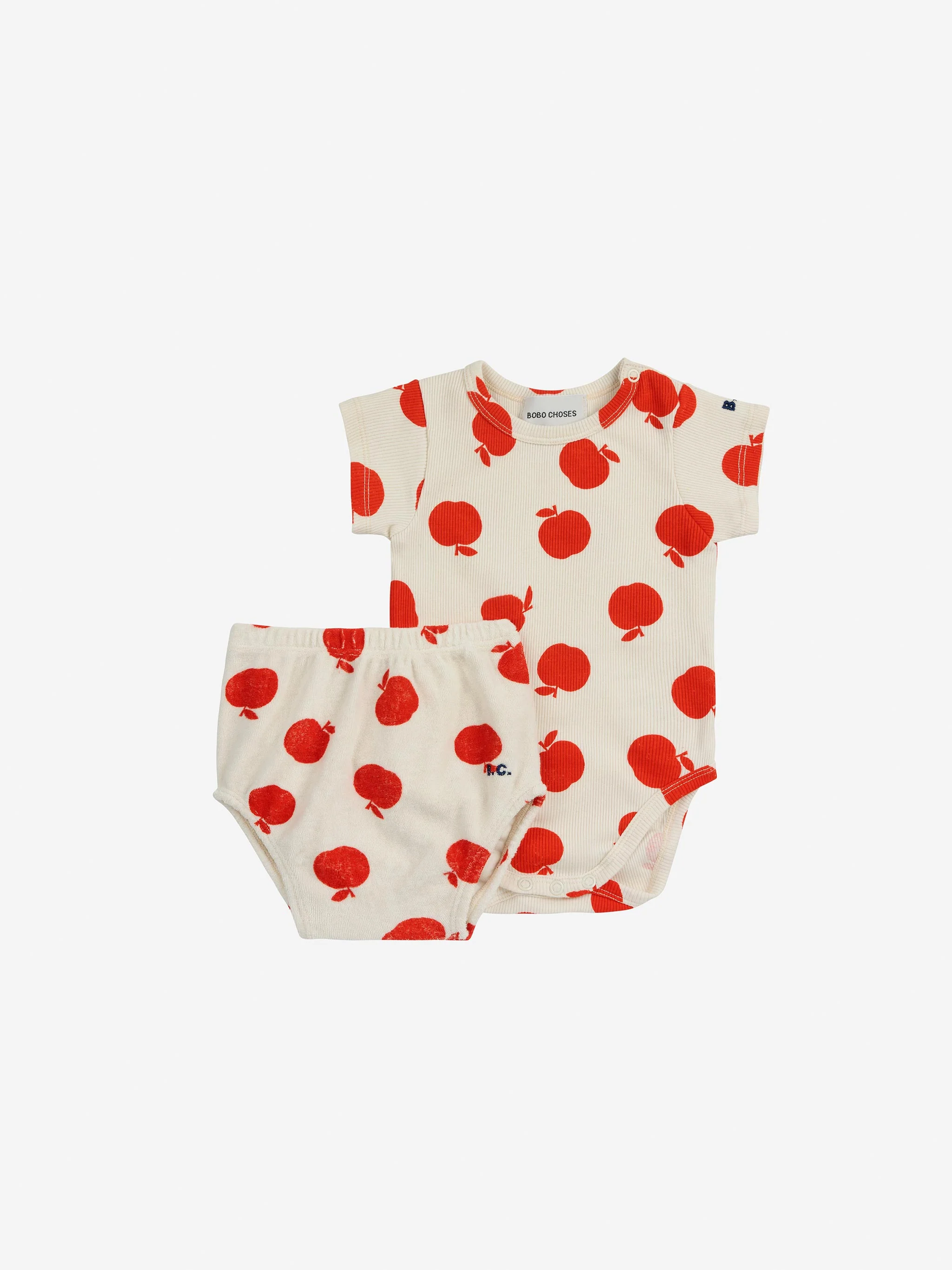 Poma all over ecru set