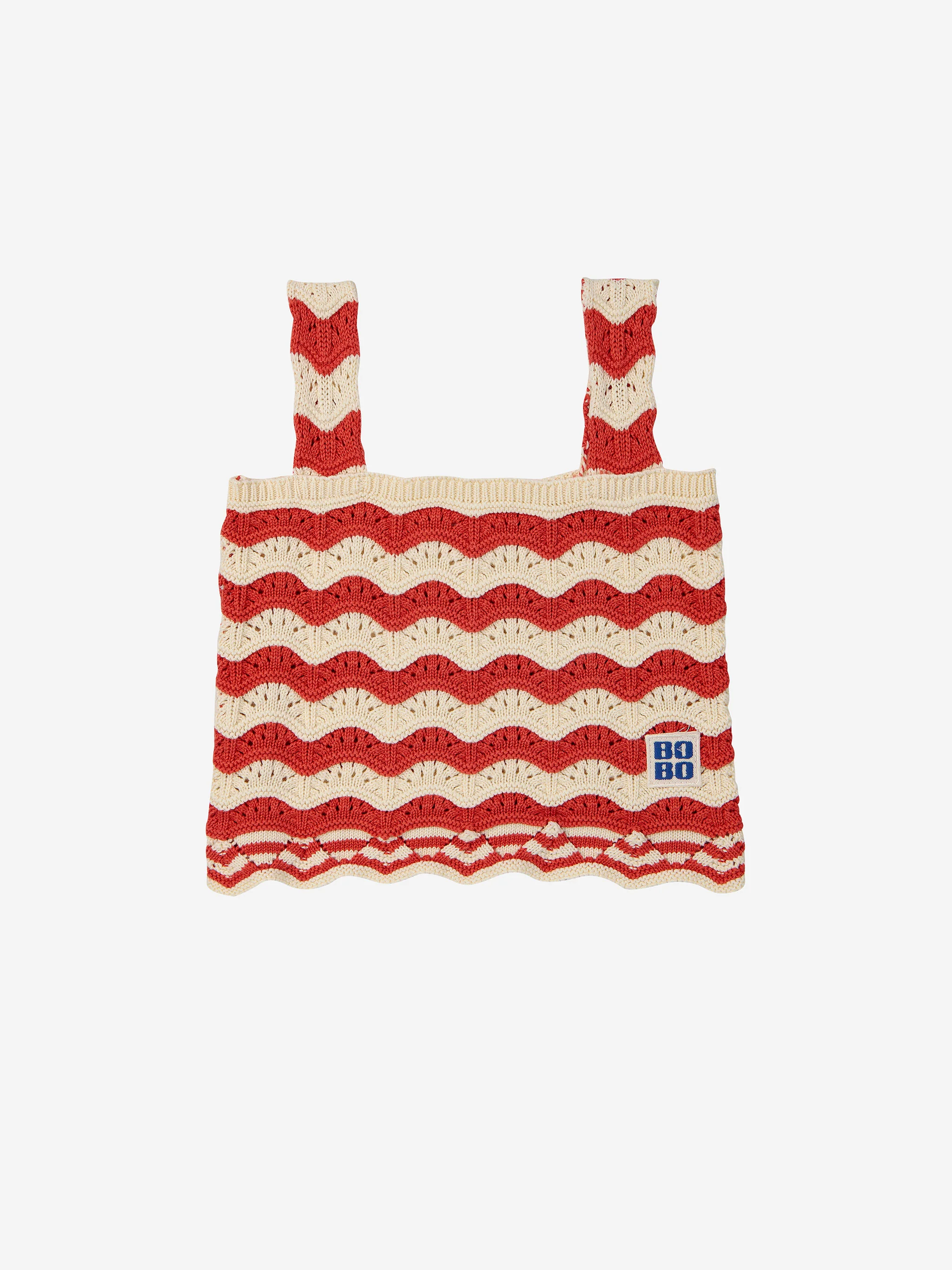 Crochet checkerboard top