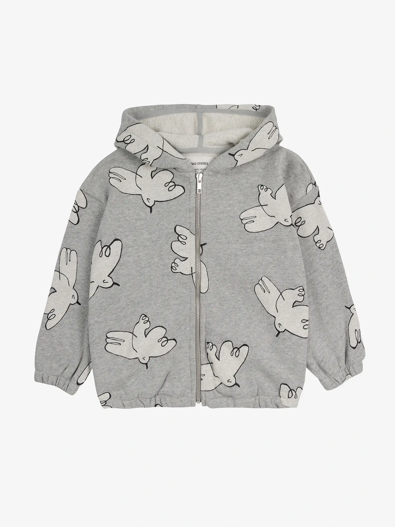 Freedom Bird all over zipped hoodie