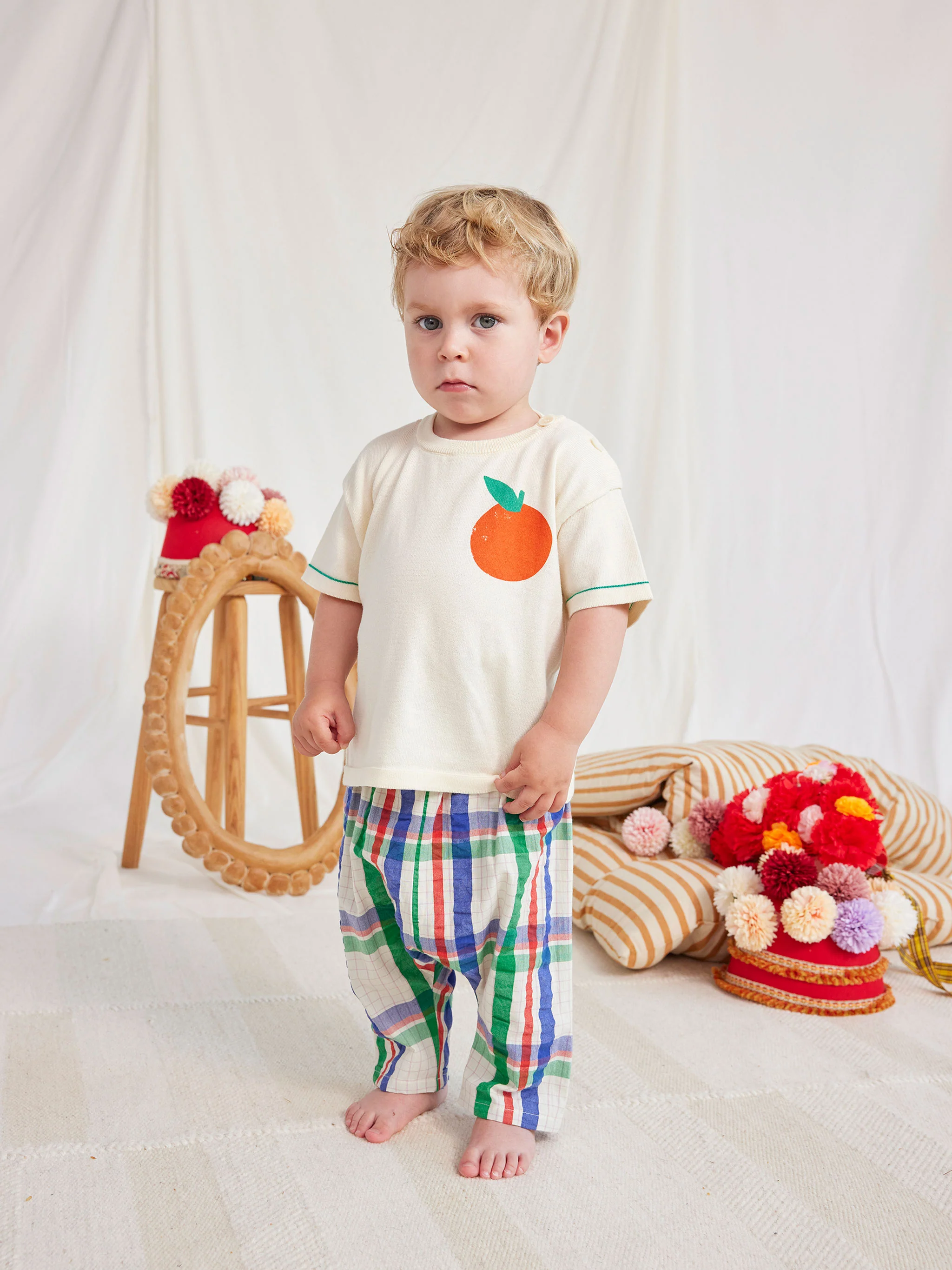 Tomato knitted t-shirt