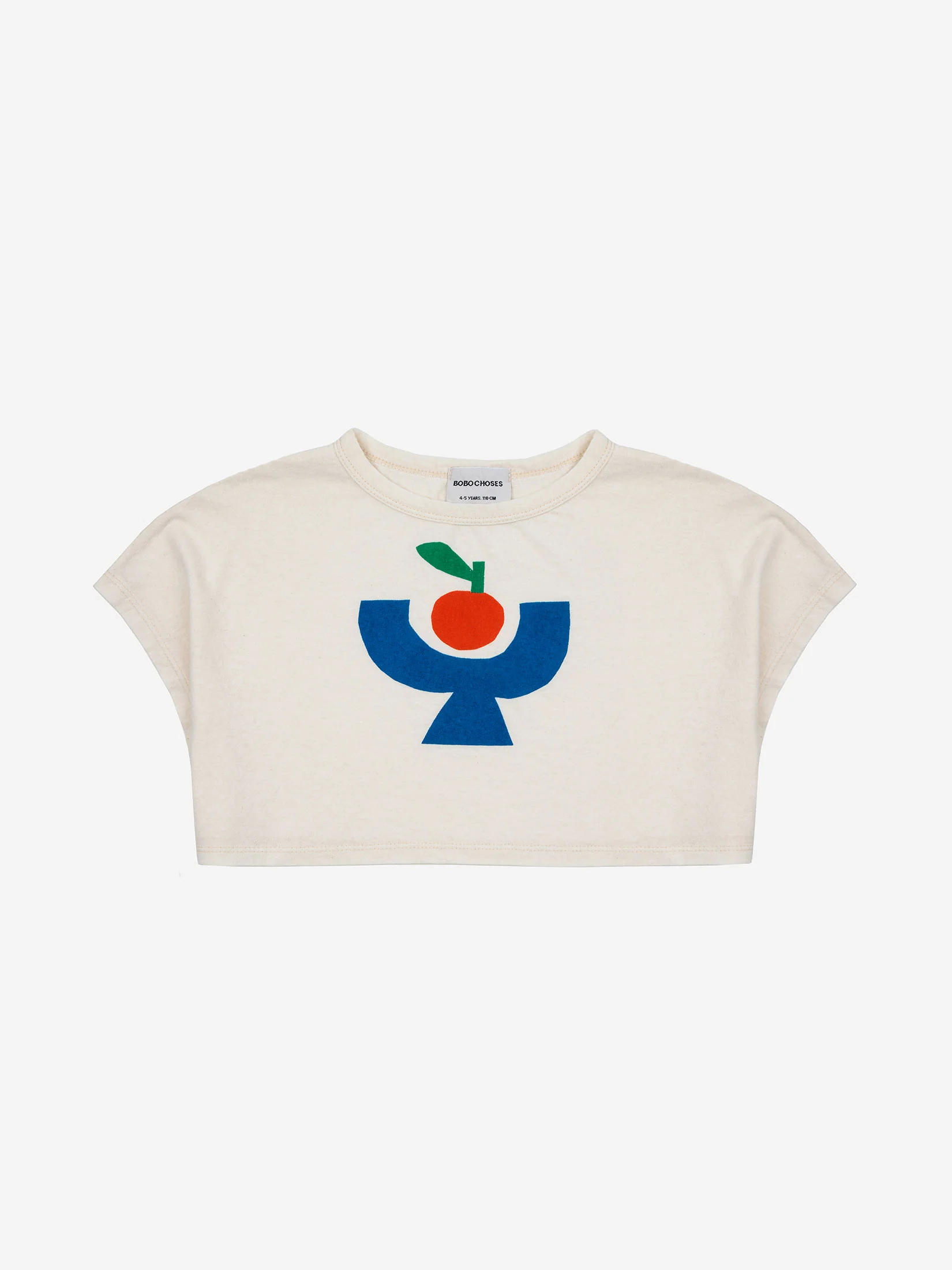 Tomato Plate cropped t-shirt