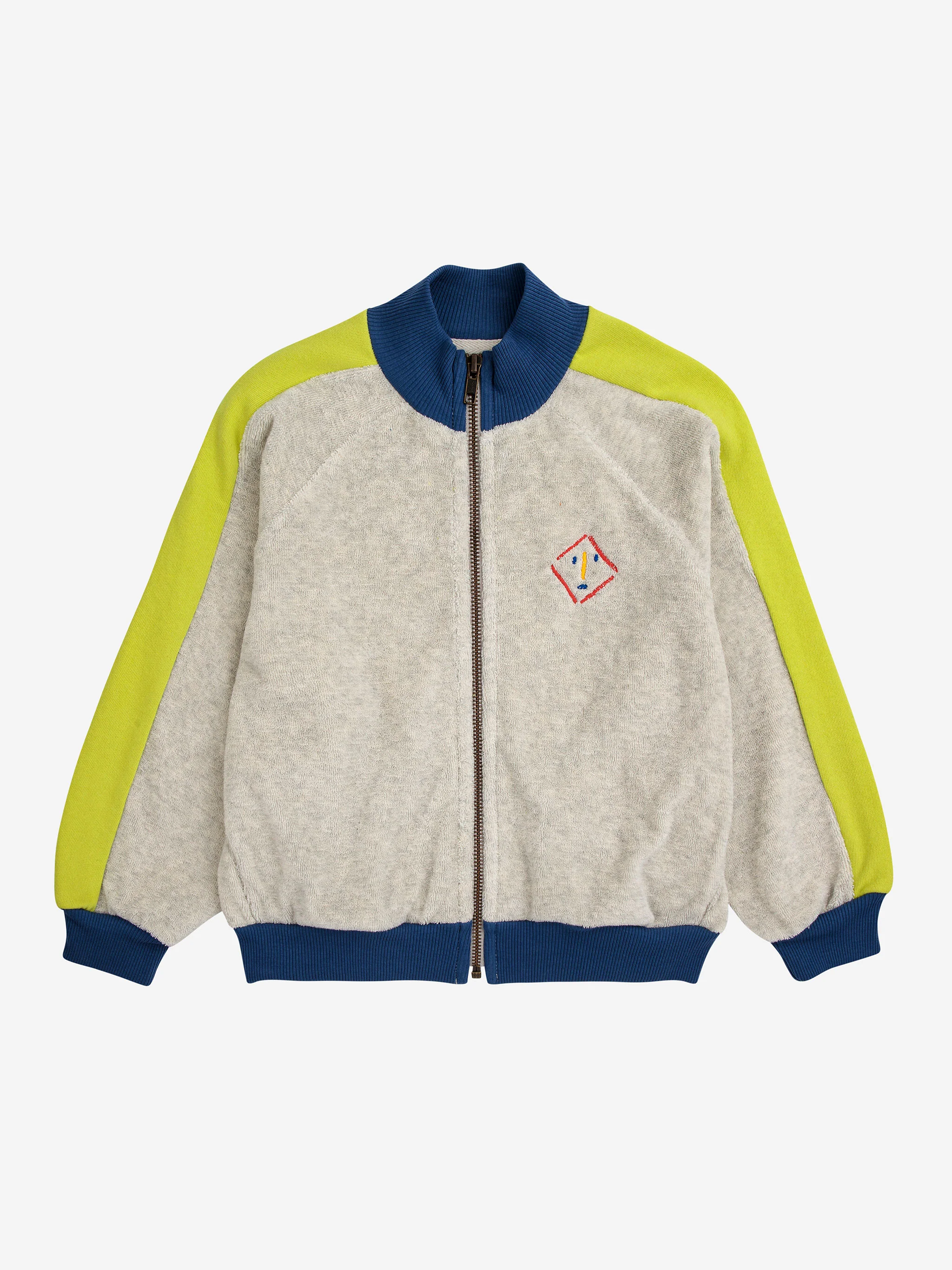 Terry zipped sweatshirt