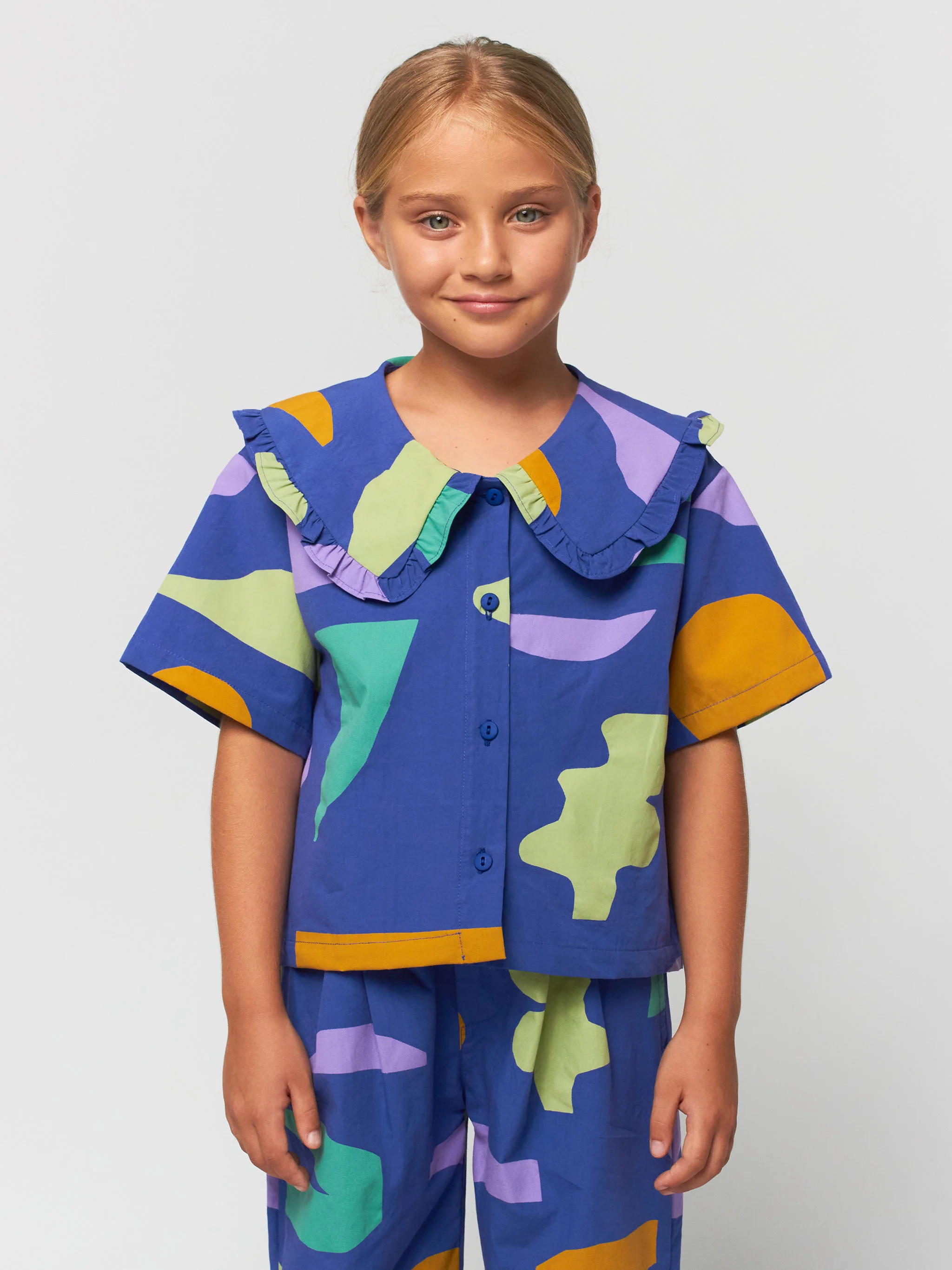 Summer Landscape all over woven shirt