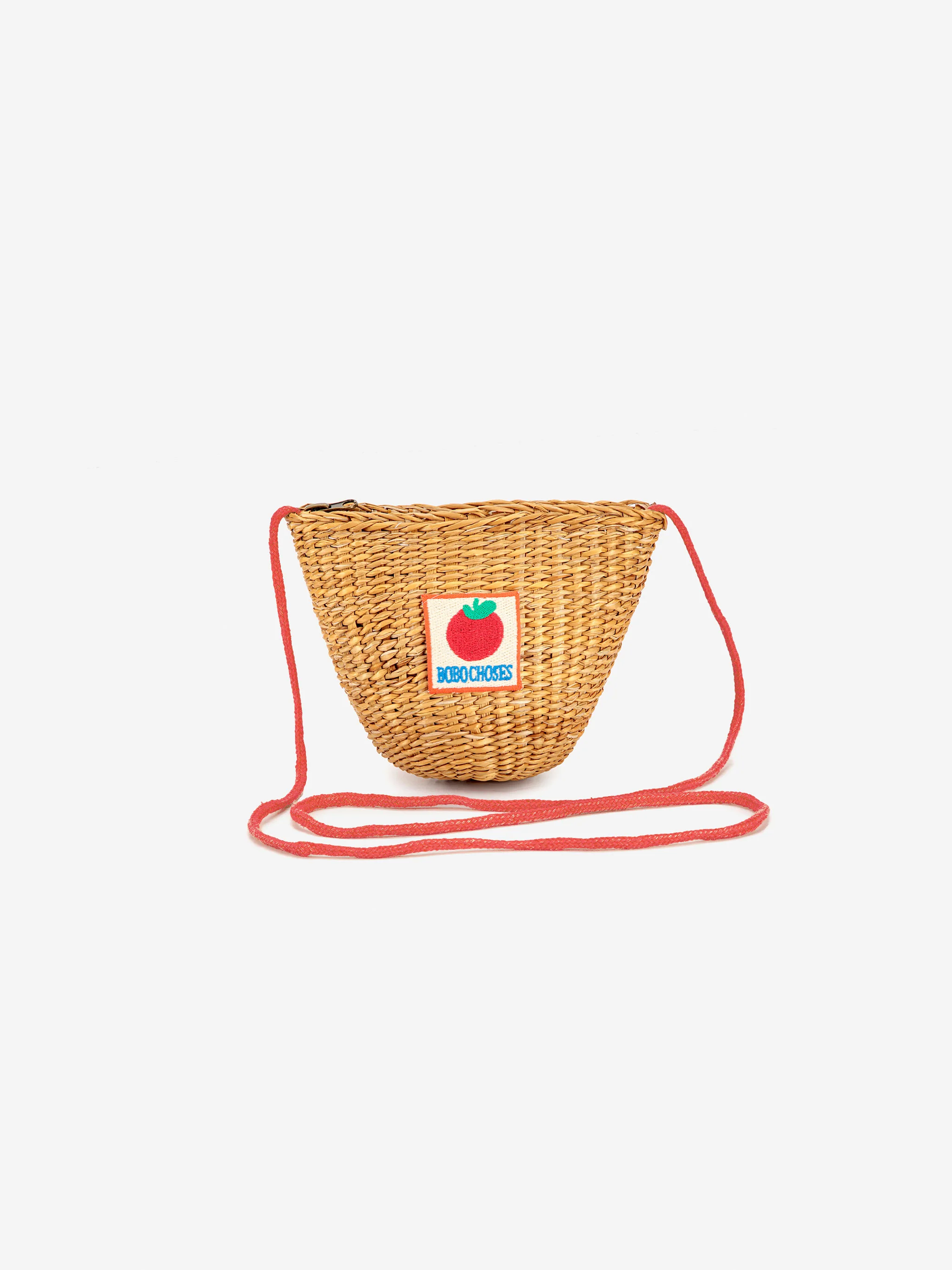 BC Tomato Patch raffia hand bag