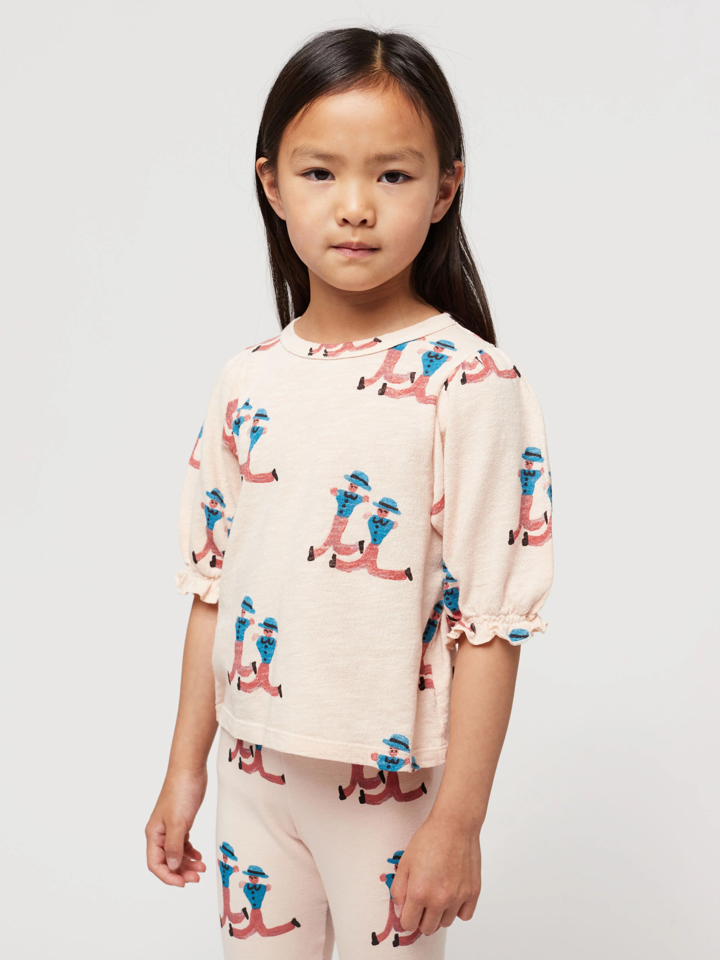 Dancing Giants all over puffed sleeves t-shirt