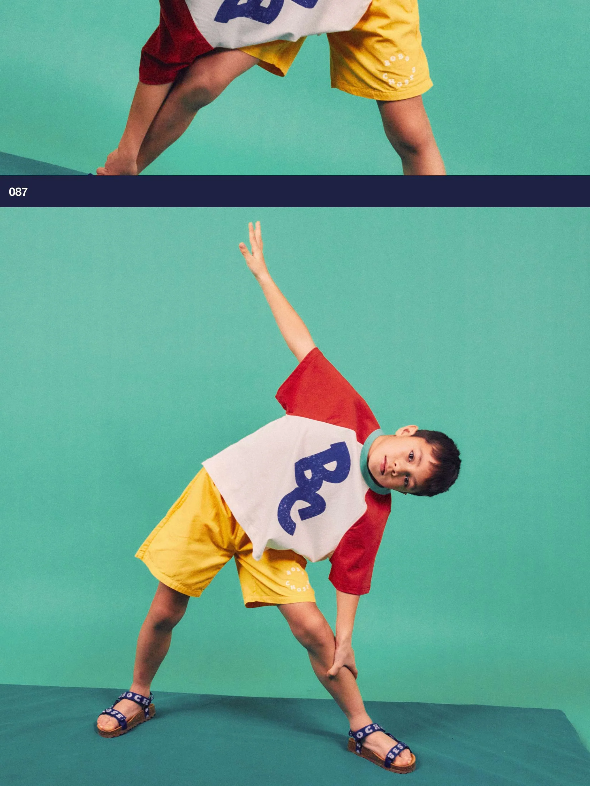 BC color block T-shirt