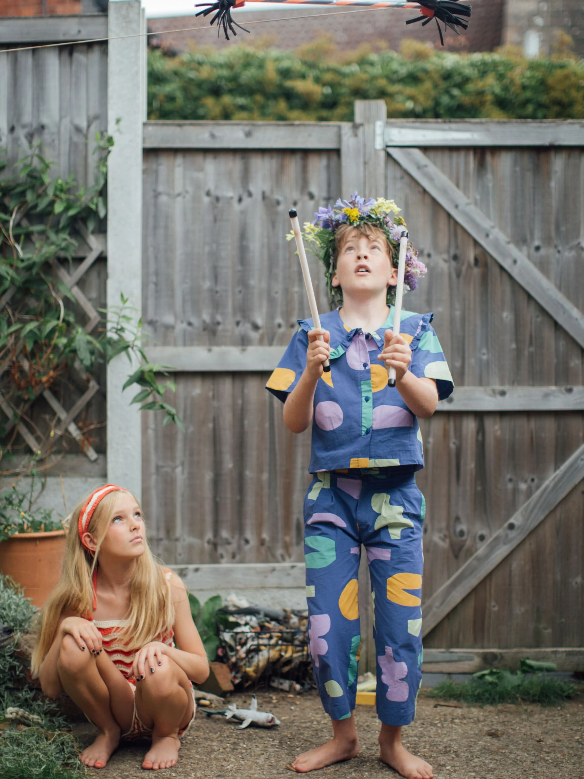 Summer Landscape all over culotte