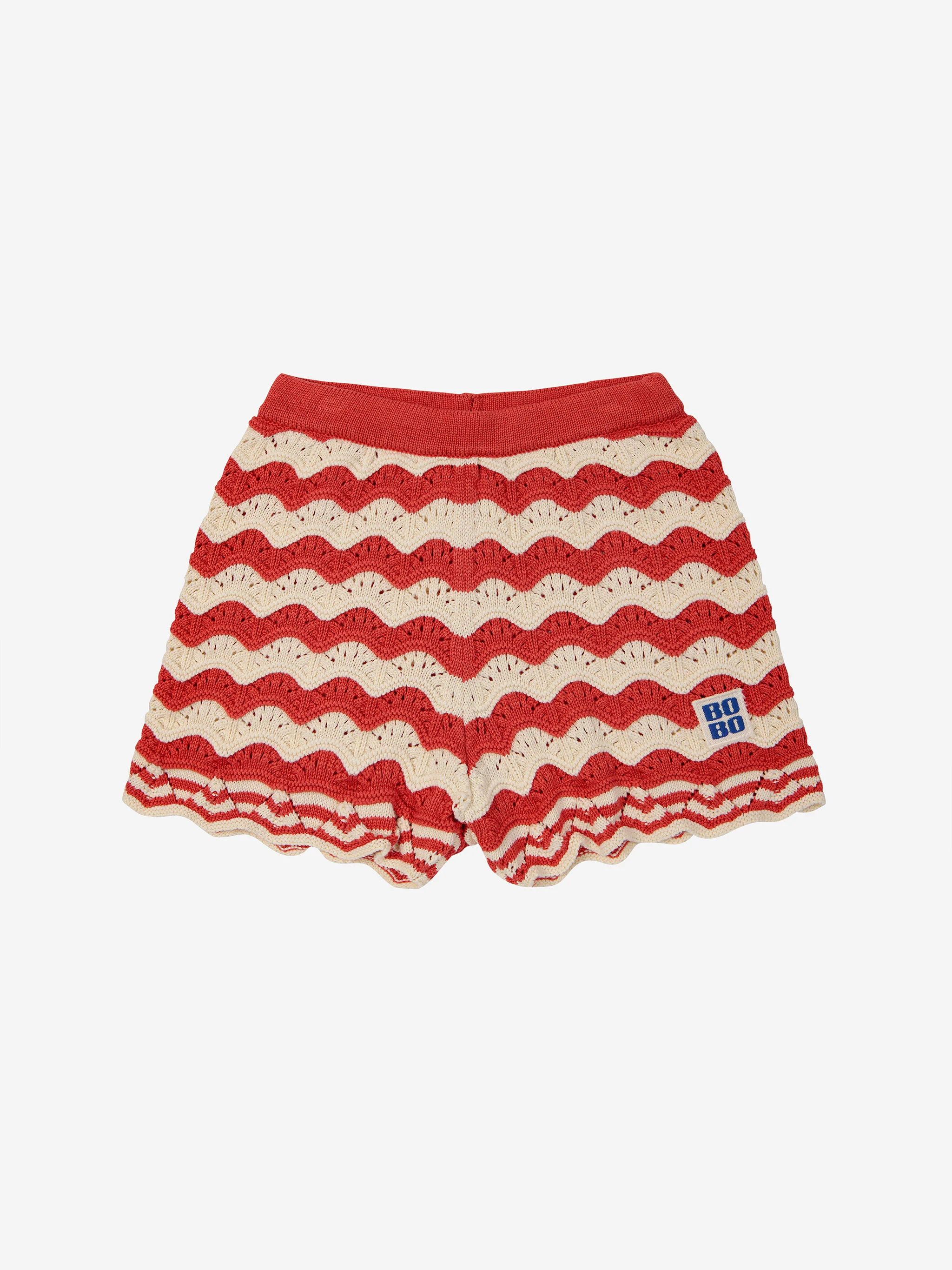 Crochet checkerboard bermuda