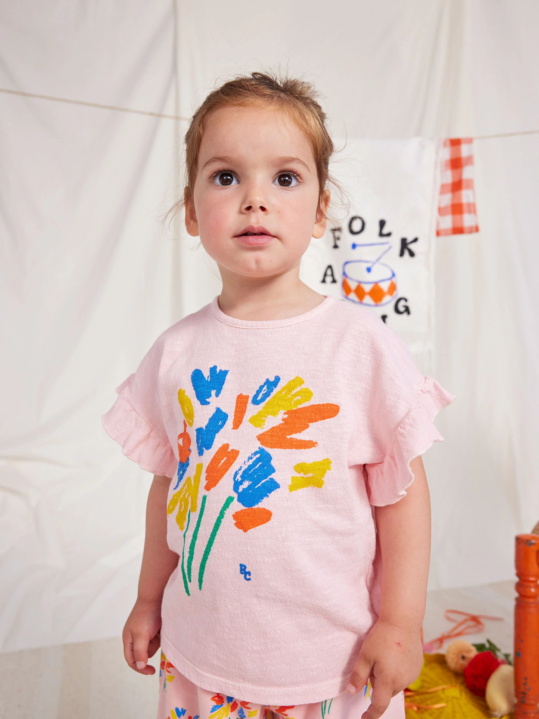 Fireworks ruffle t-shirt