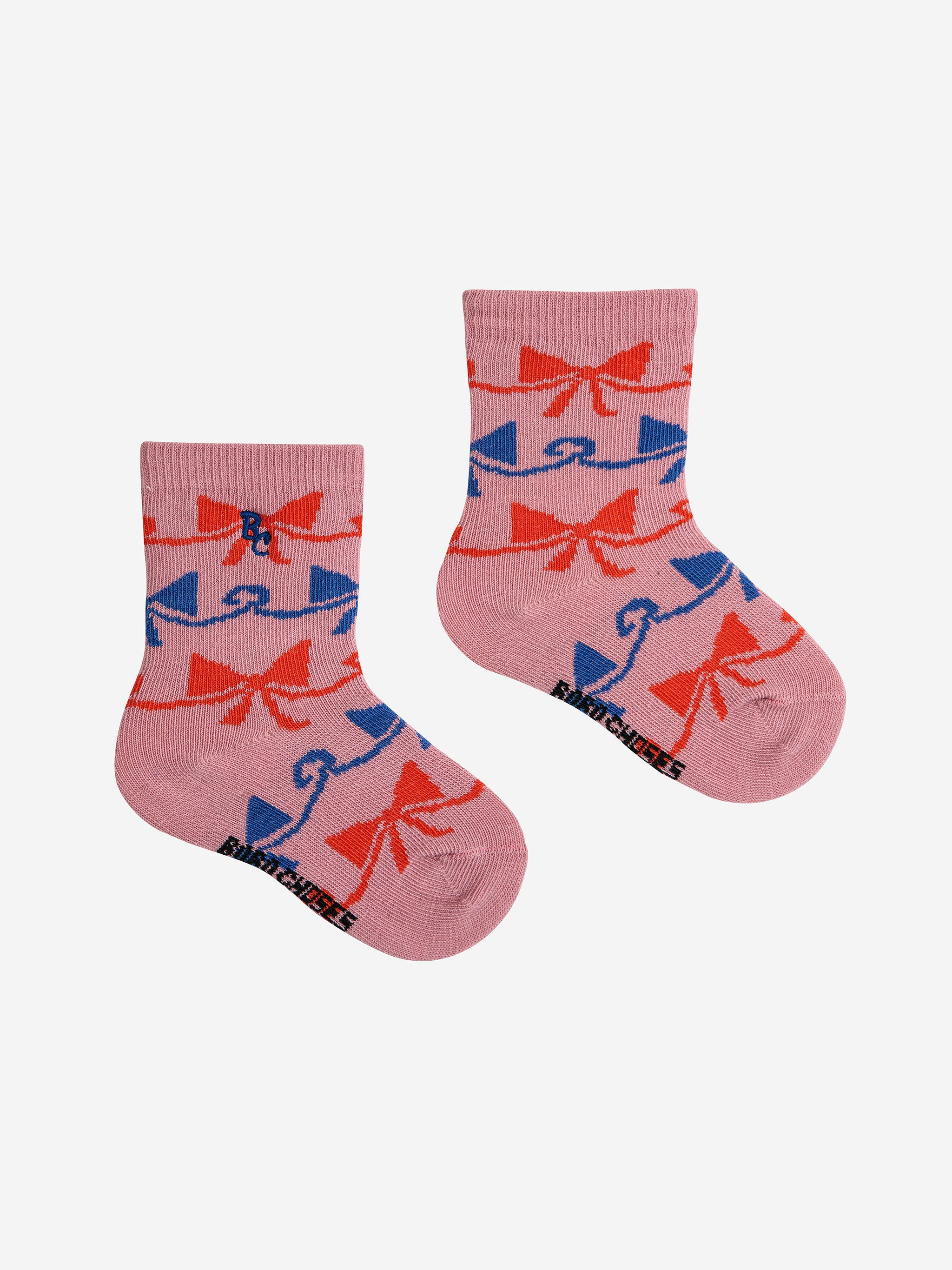 Ribbon Bow all over short socks