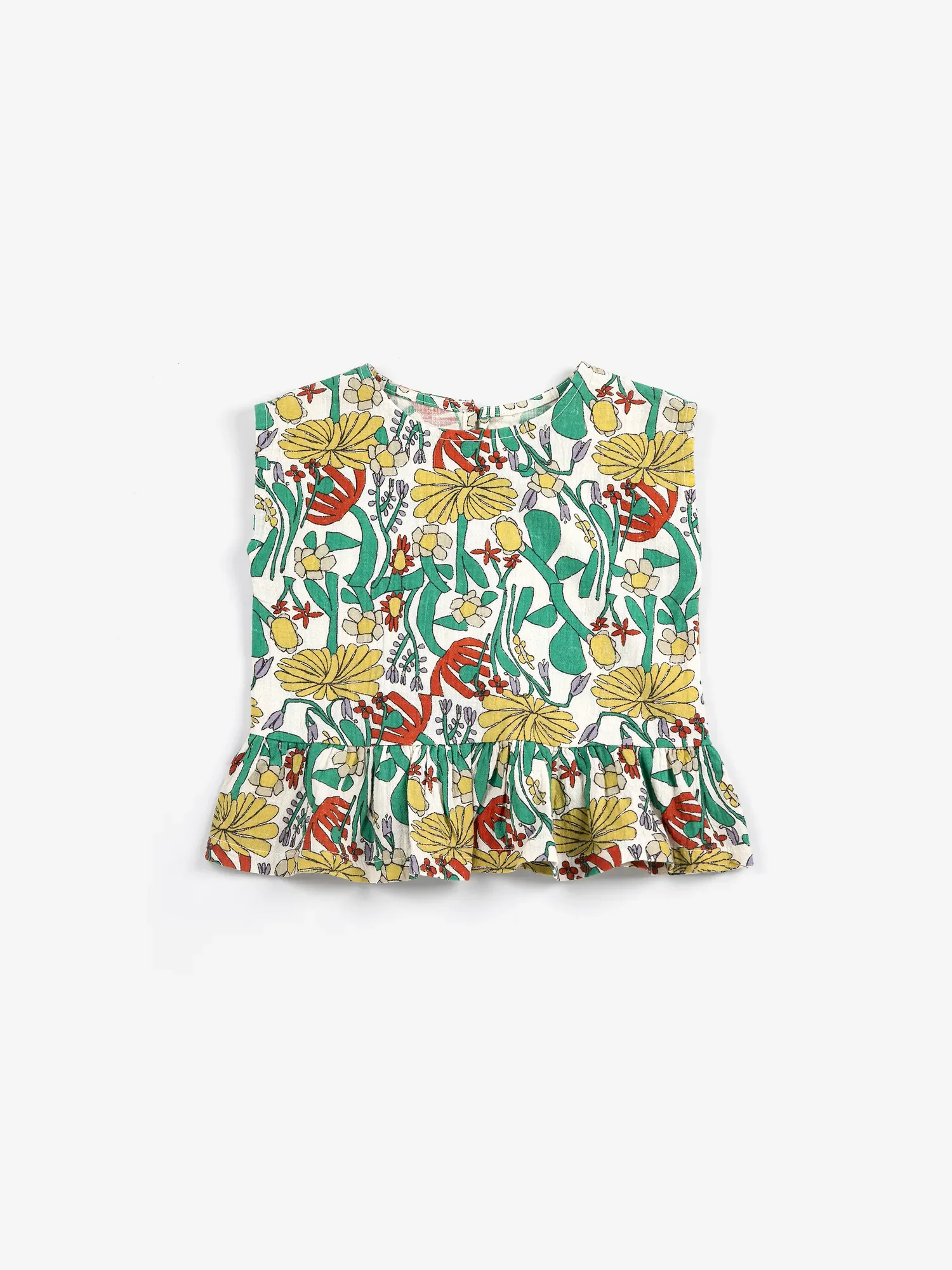 Color Herbalist all over woven blouse