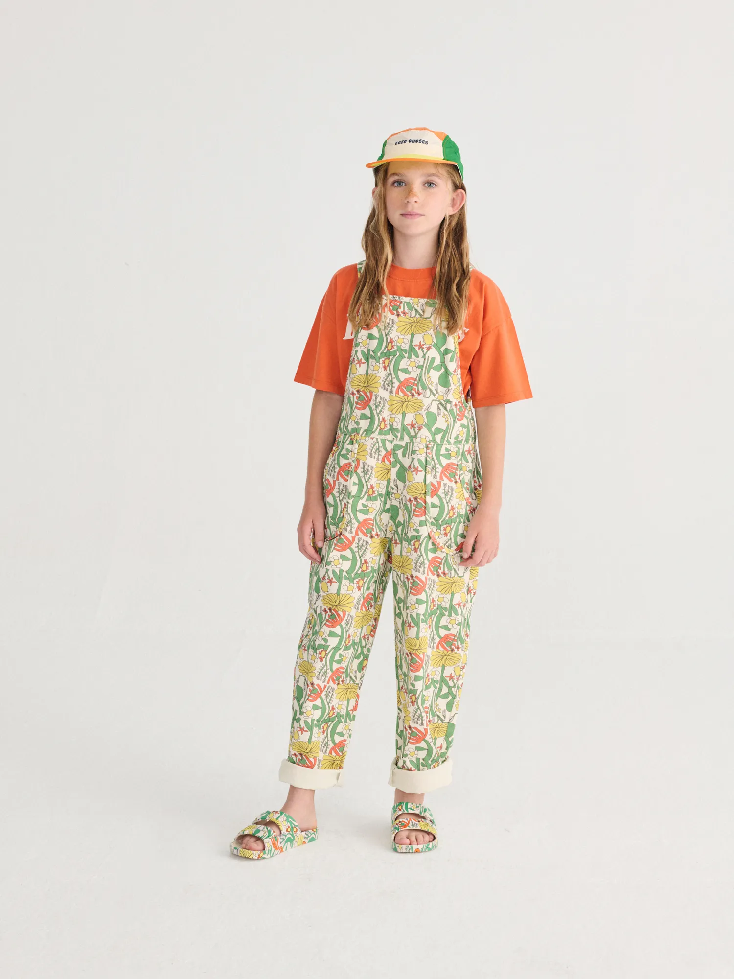 Color Herbalist all over woven dungaree