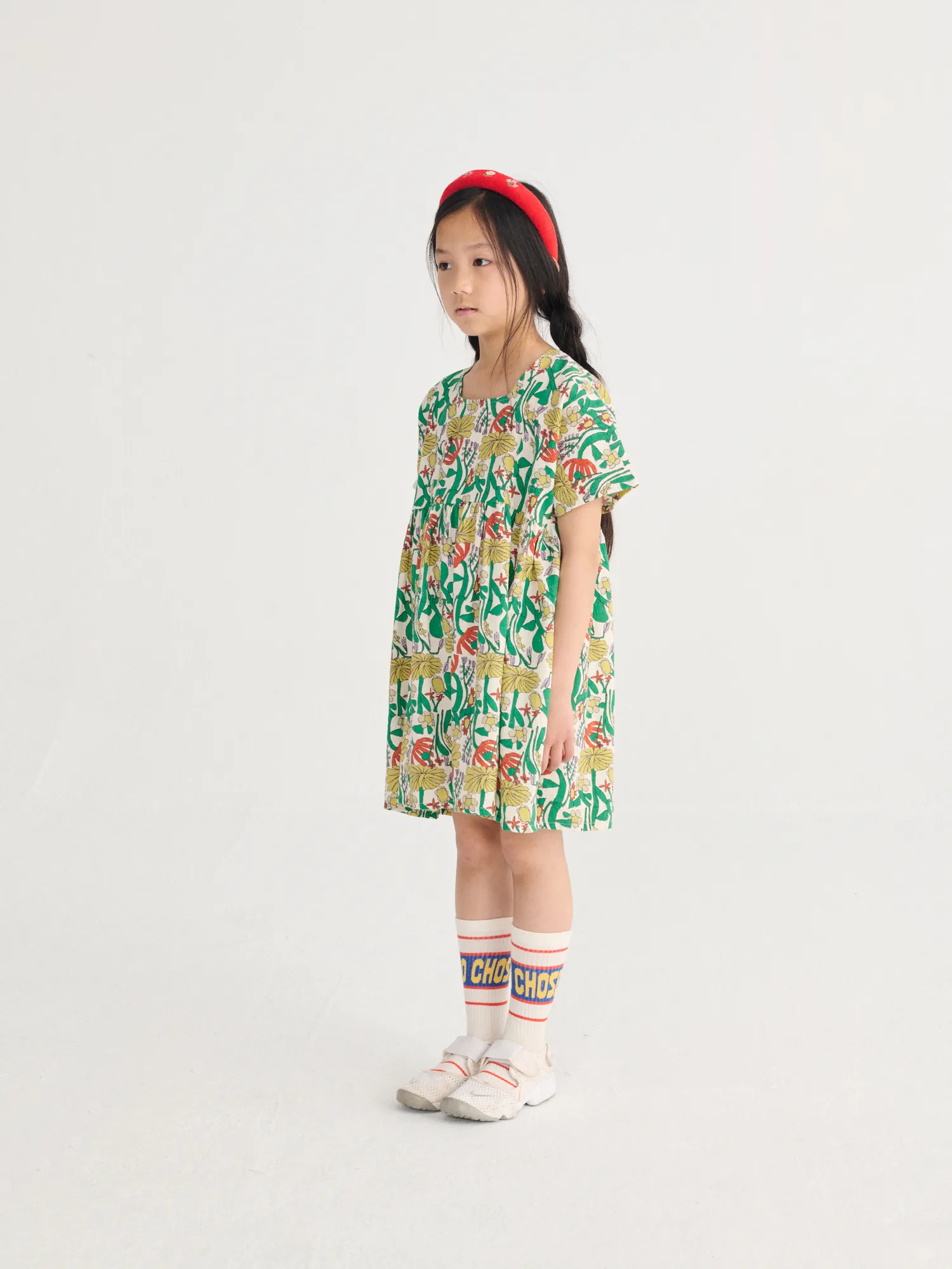 Color Herbalist all over woven dress