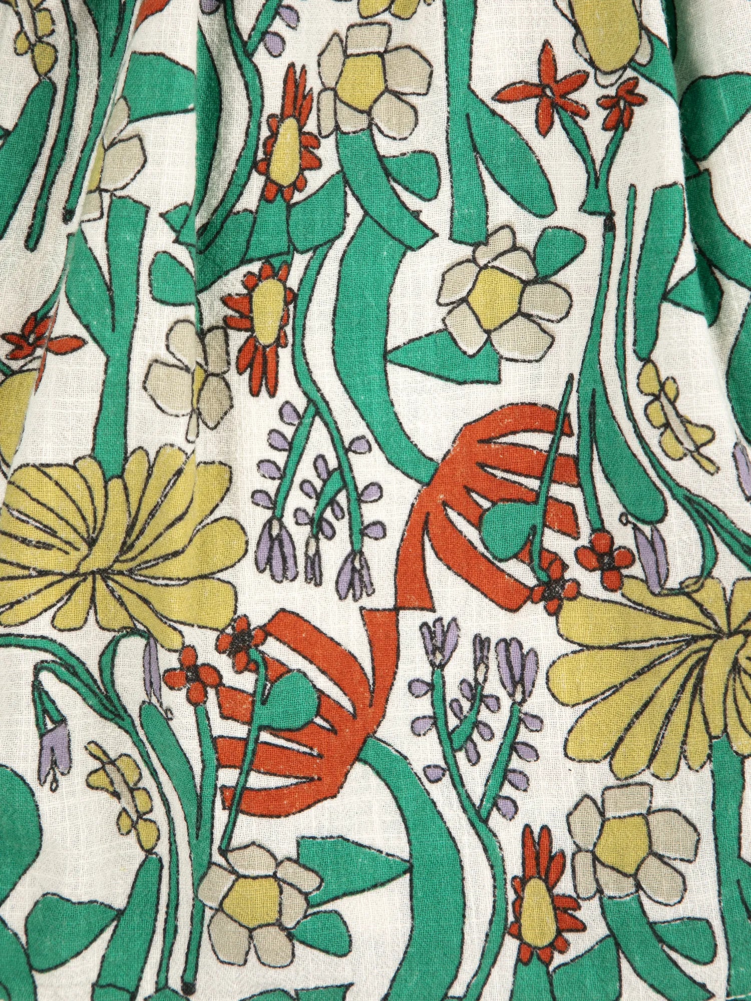 Color Herbalist all over woven dress