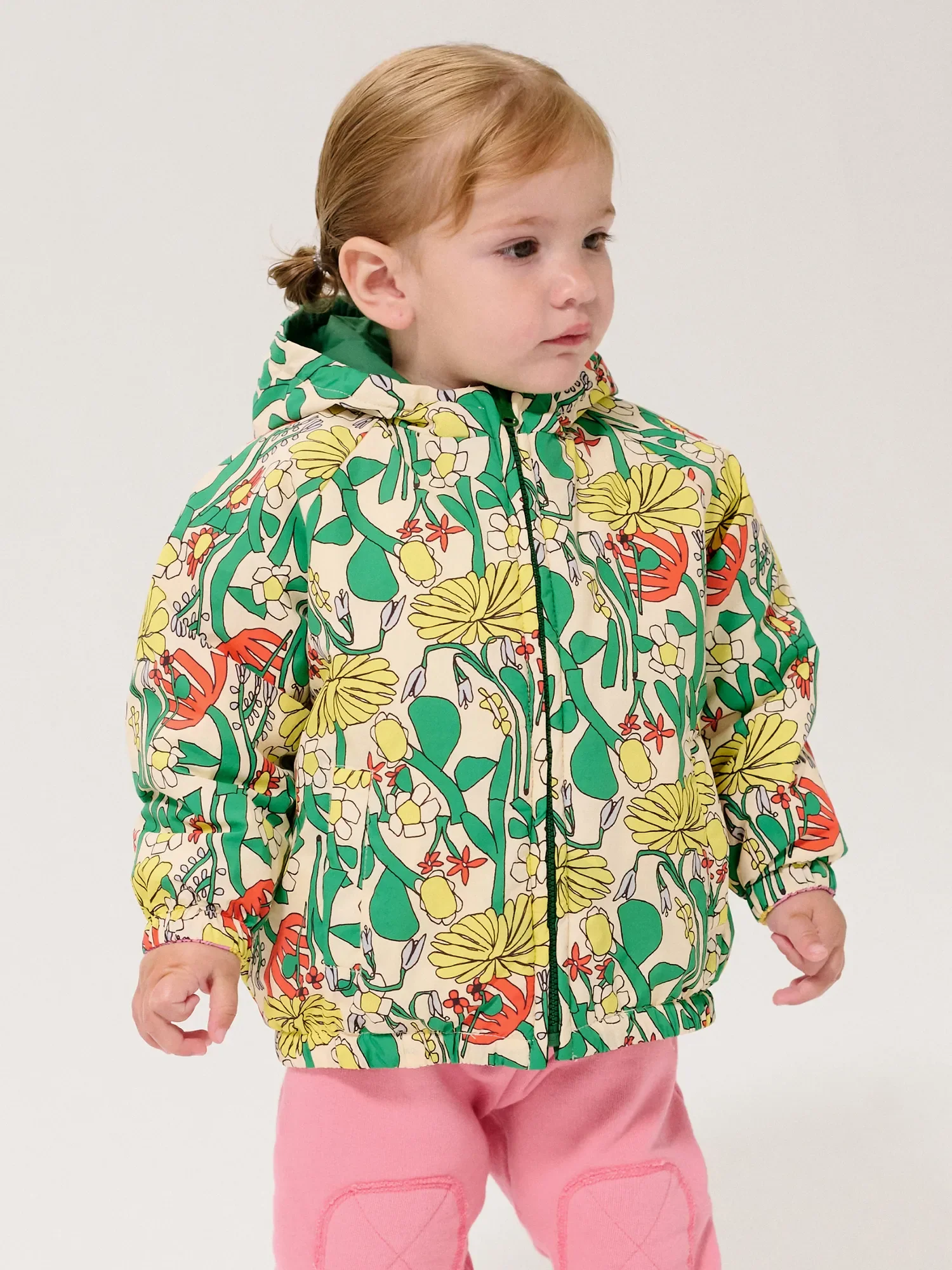 Color Herbalist all over reversible anorak