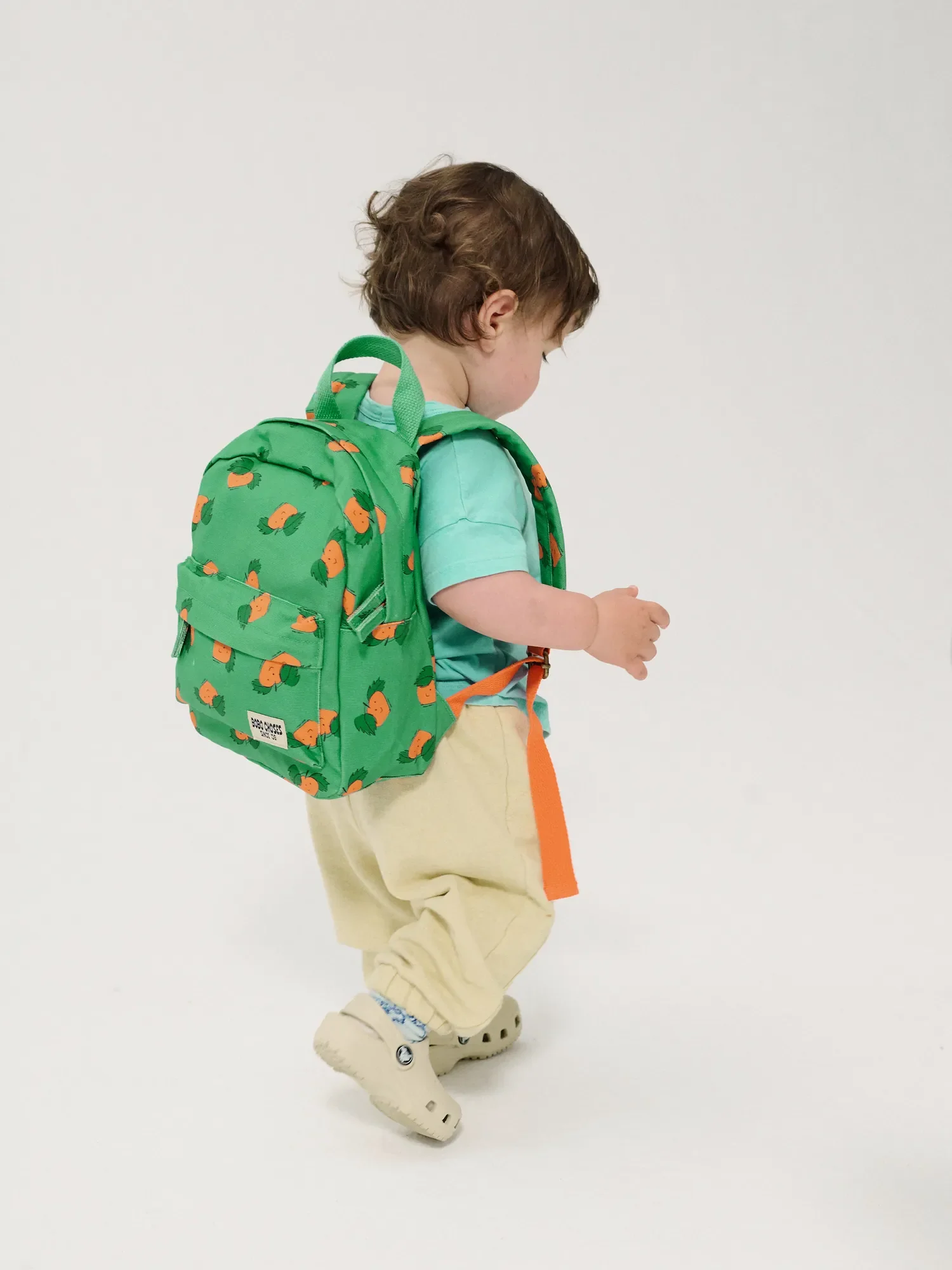Tangerine all over backpack