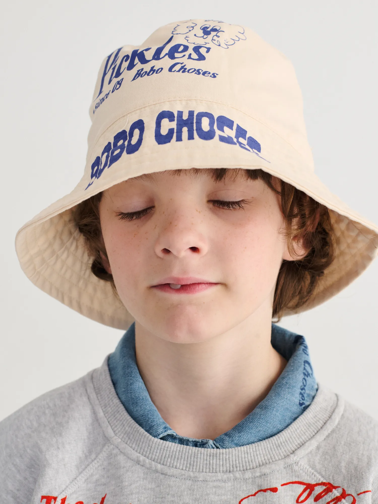 Bobo Choses Pickles reversible hat