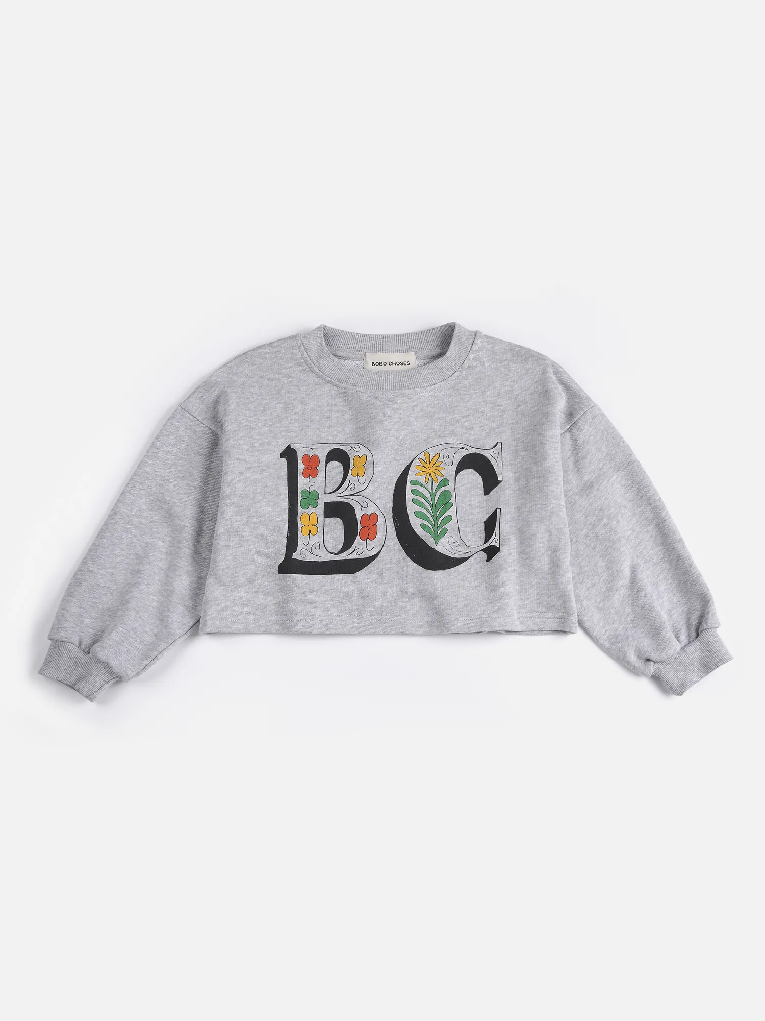 Spring Letters cropped sweatshirt