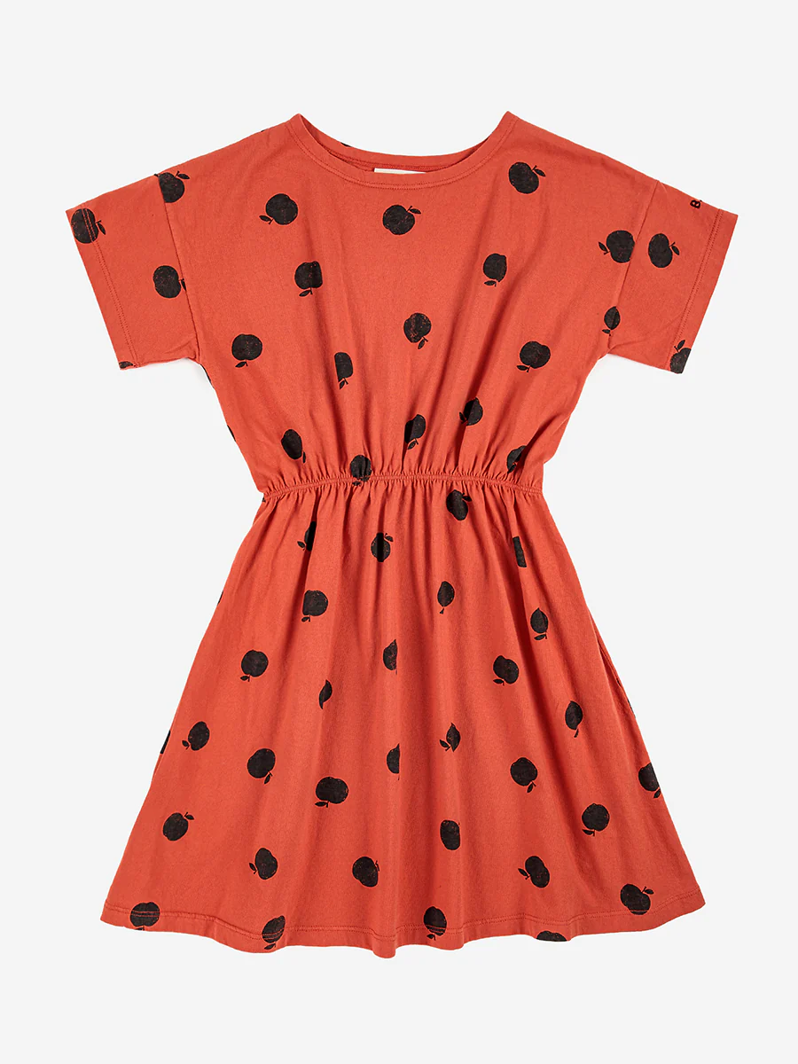 Poma red allover dress