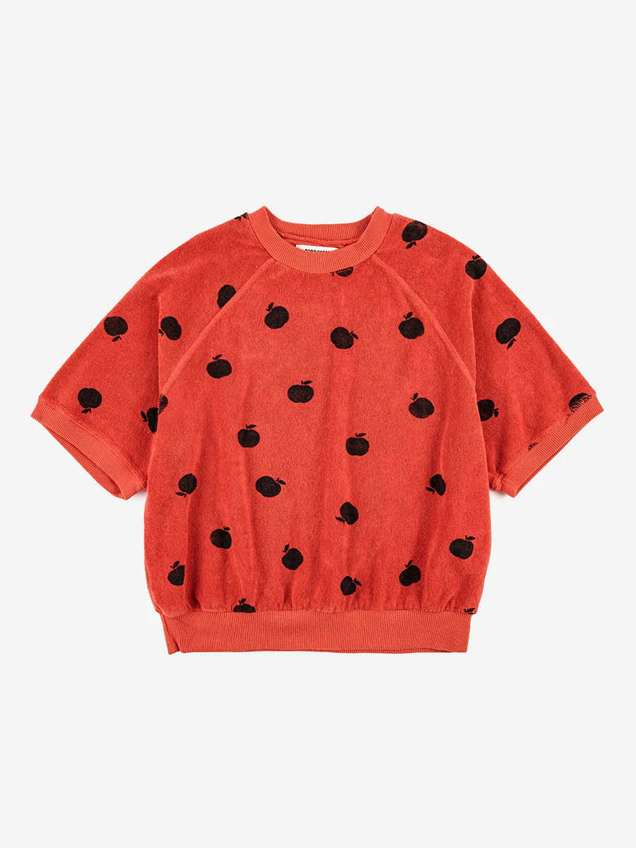 Poma allover short sleeve terry sweatshirt