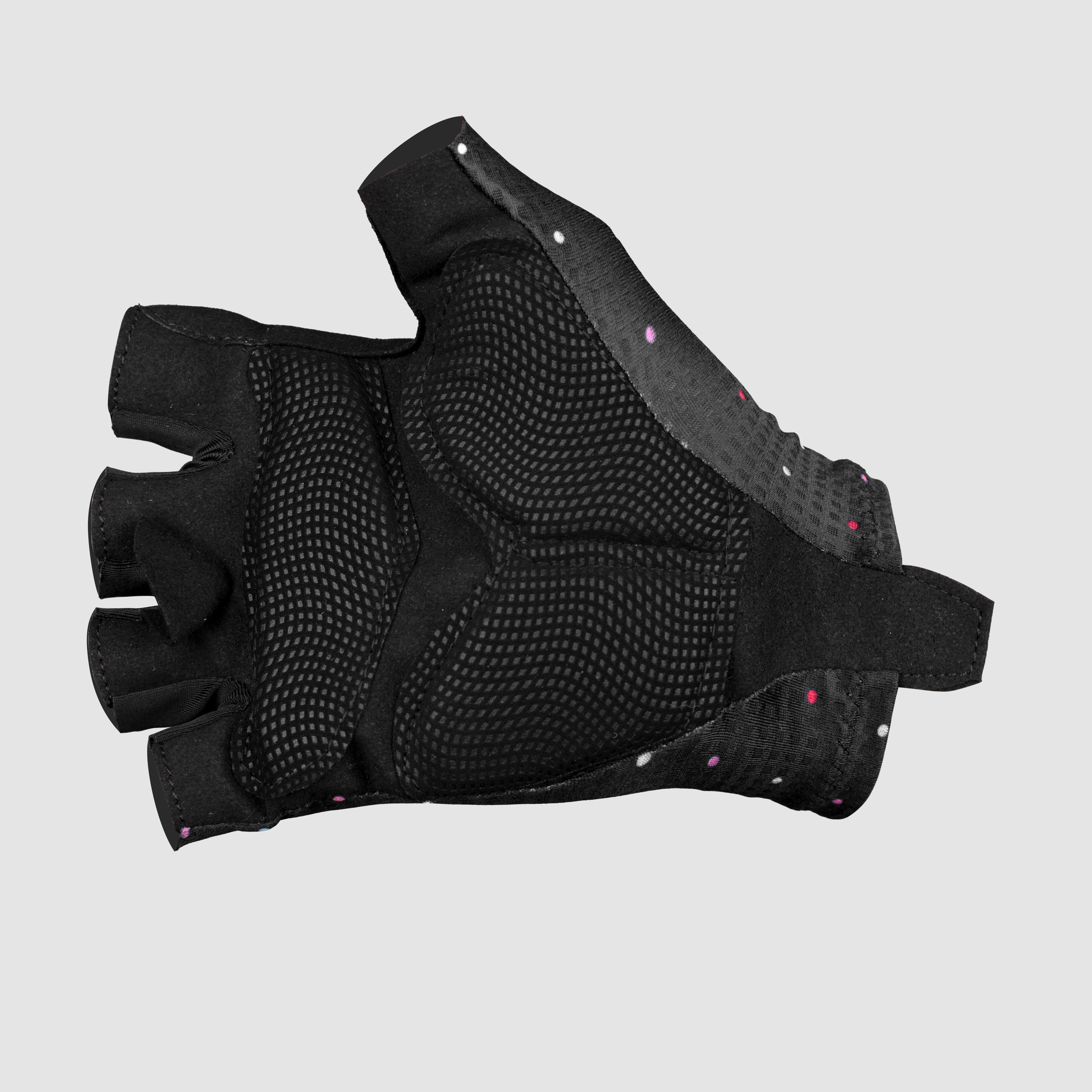 EKOI DOTS Women's BLACK cycling gloves