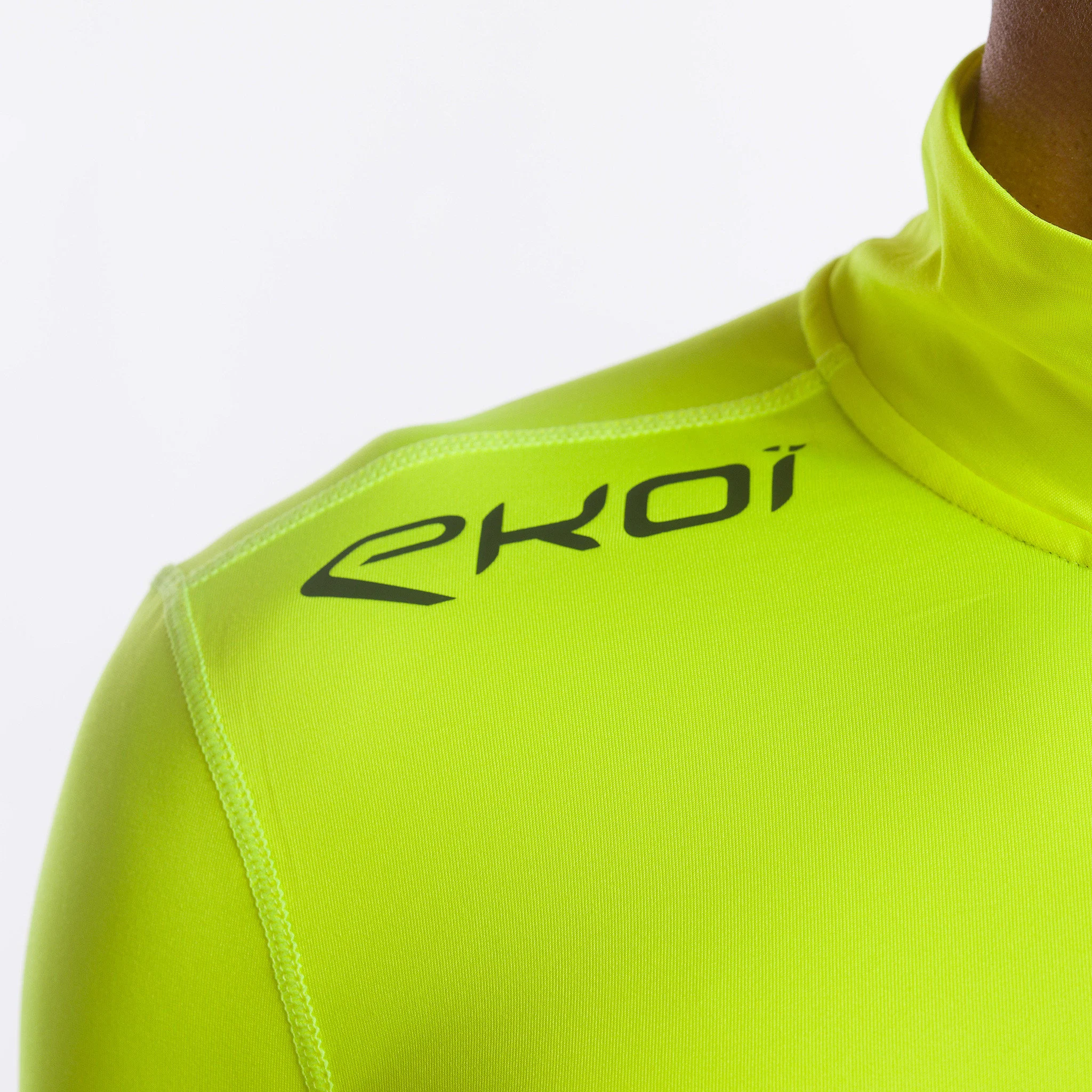 EKOI RUN Warm Black zipped sweat top