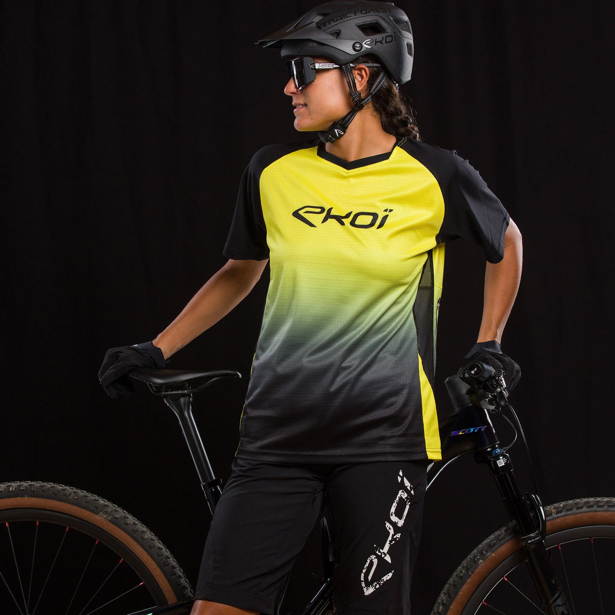 Short Sleeves Jersey EKOI MTB Grey