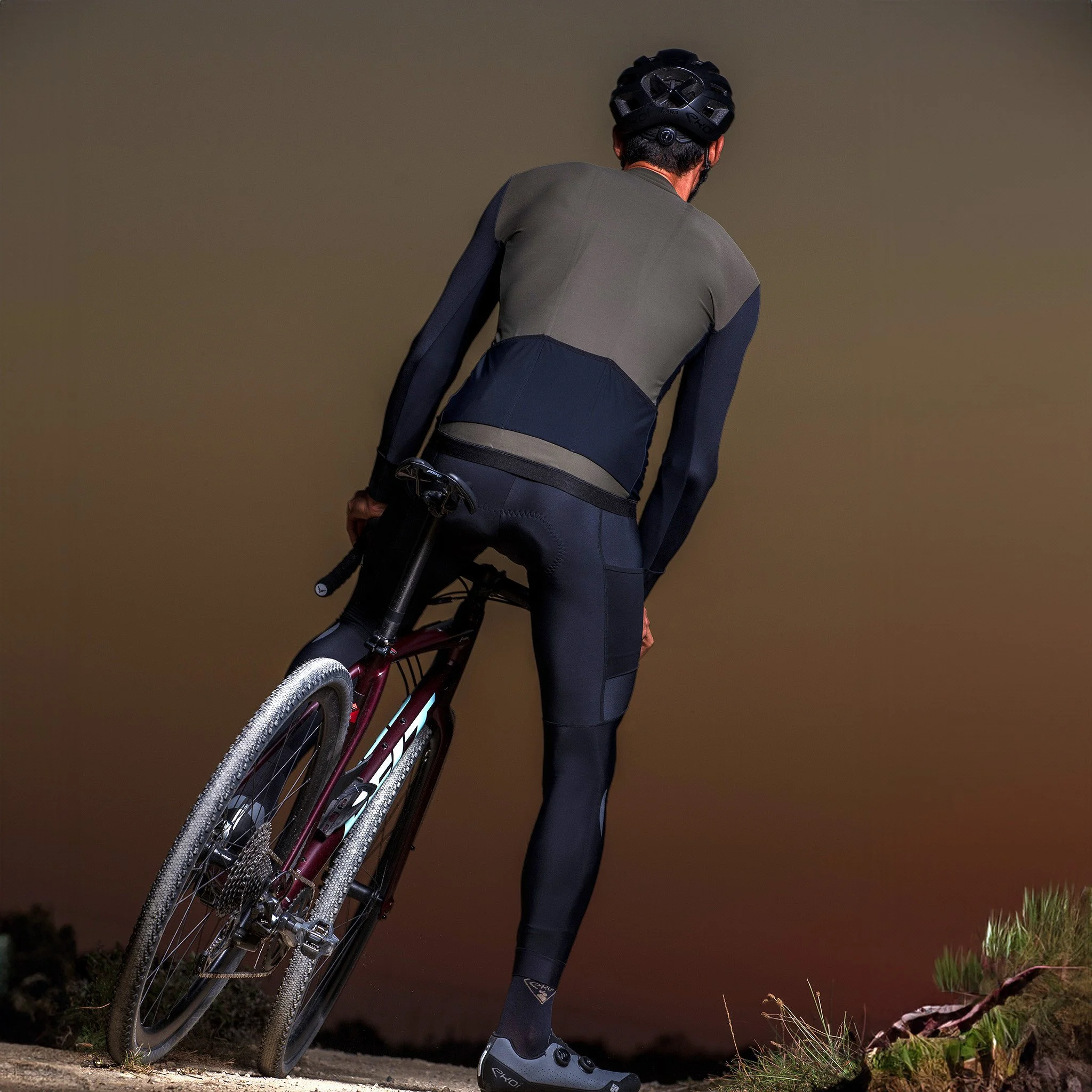 EKOI Gravel Cordura grey unisex winter jersey