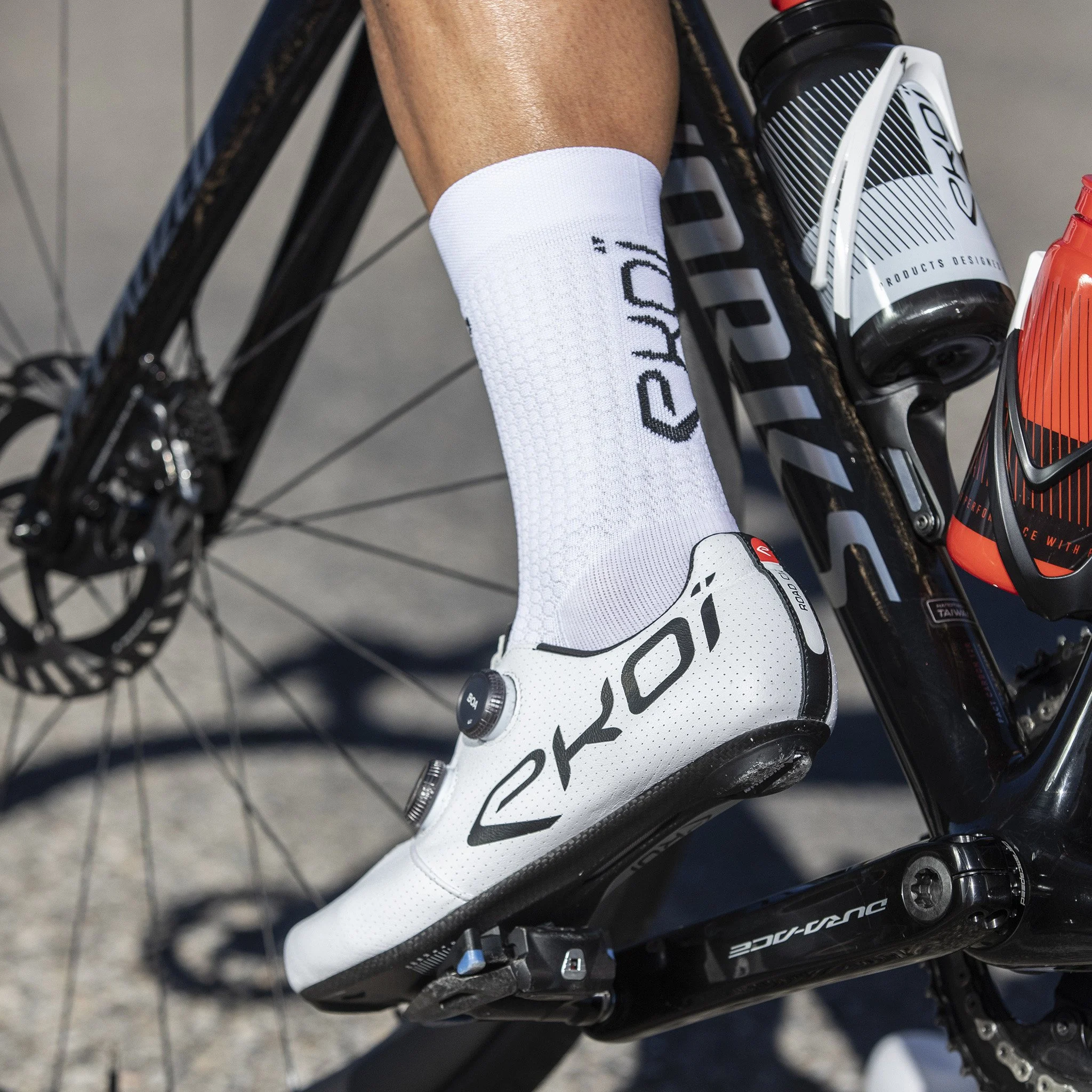EKOI PRIMAVERA 18cm long navy blue cycling socks