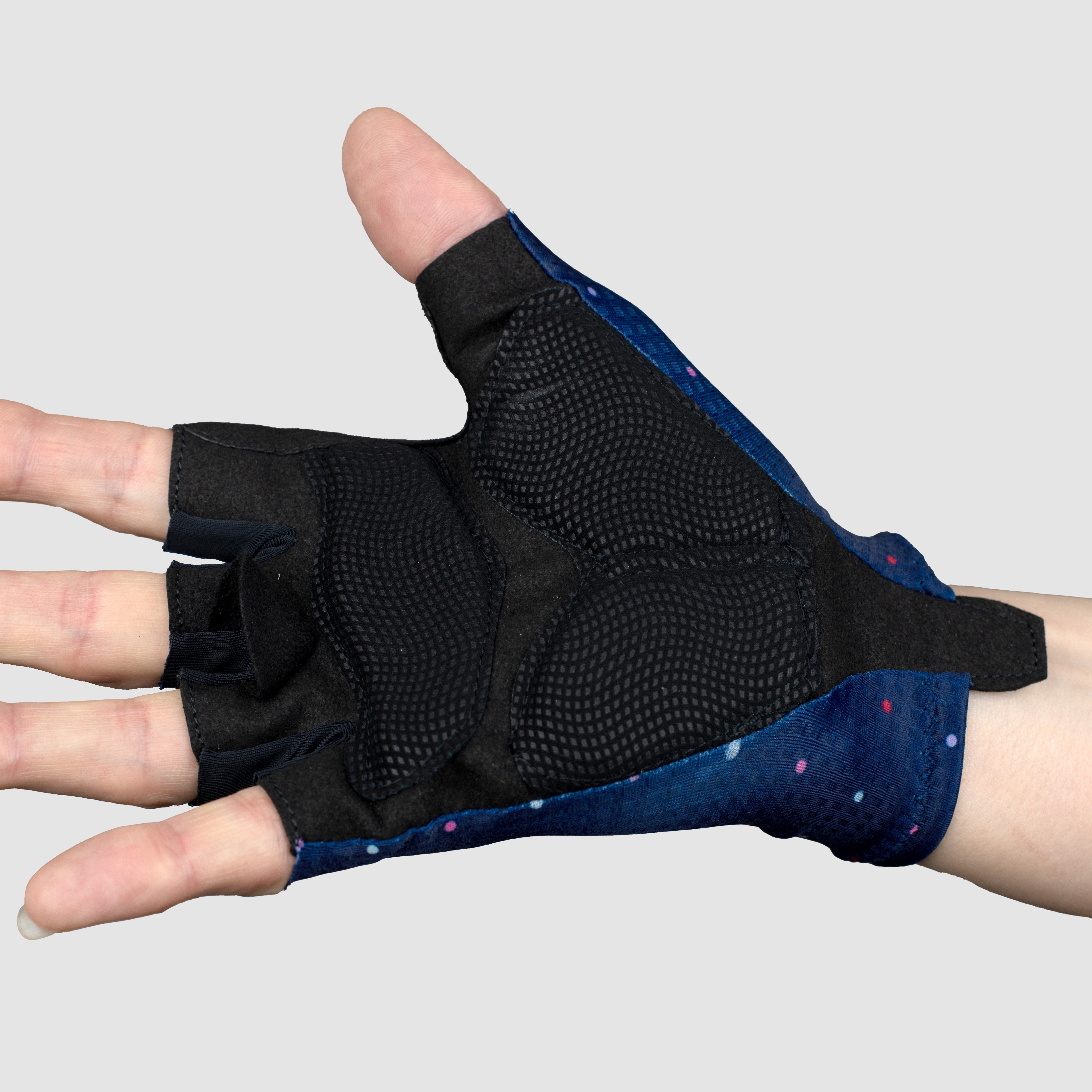 EKOI DOTS Women's NAVY cycling gloves