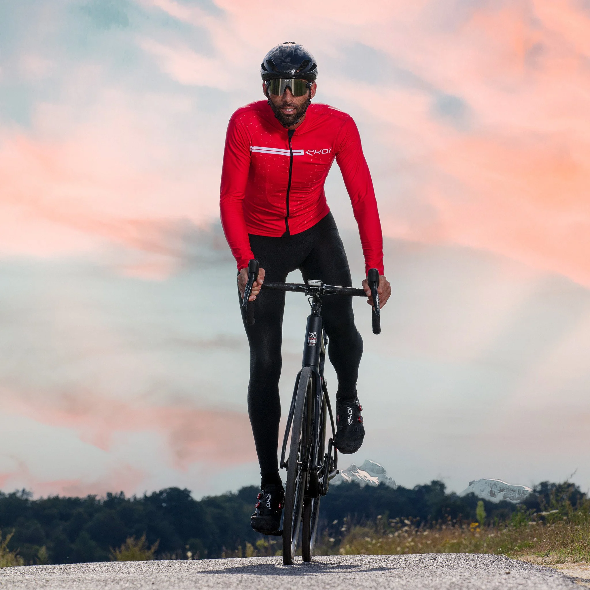 LONG SLEEVES JERSEY EKOI ATOM BLACK