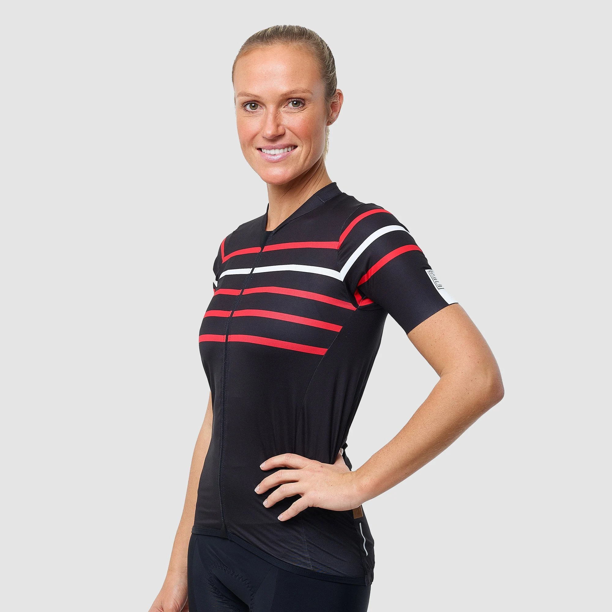 EKOI STRIPES Women's Jersey Black