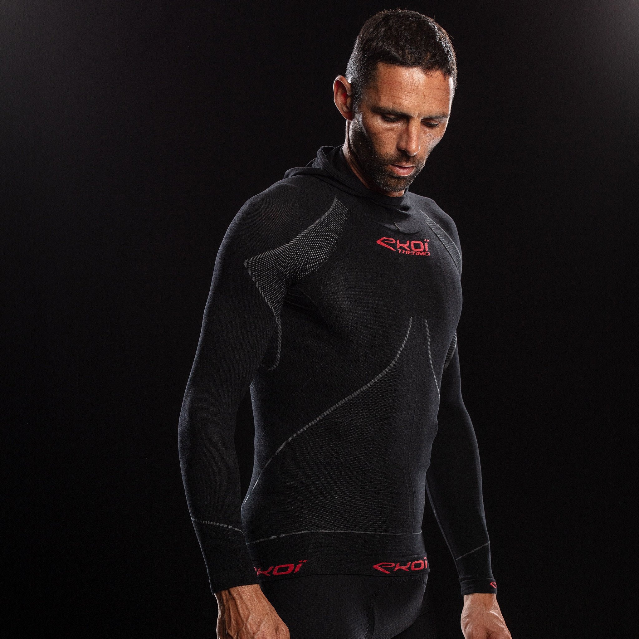 EKOI THERMO EVO Hood Base Layer 2021 Black