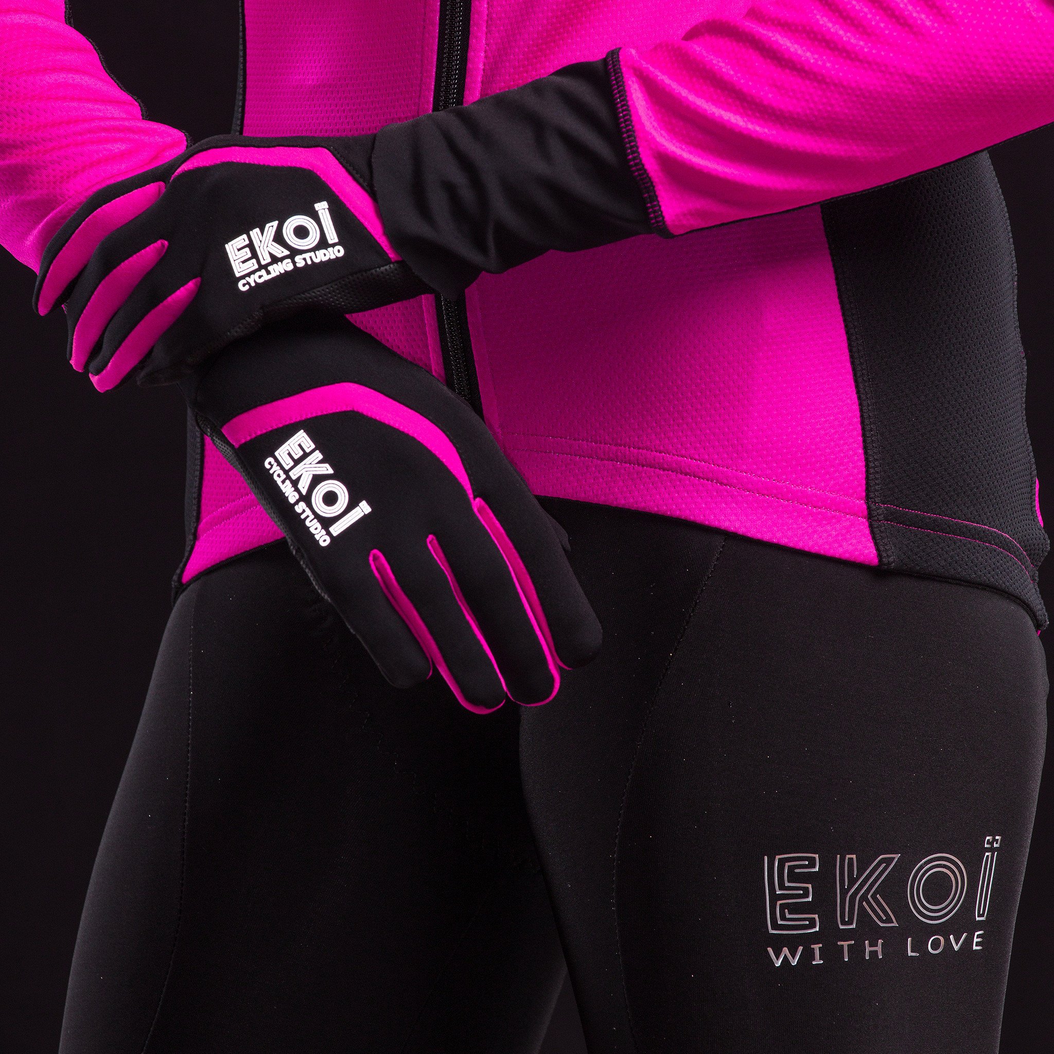 Nathalie Simon long women's gloves by