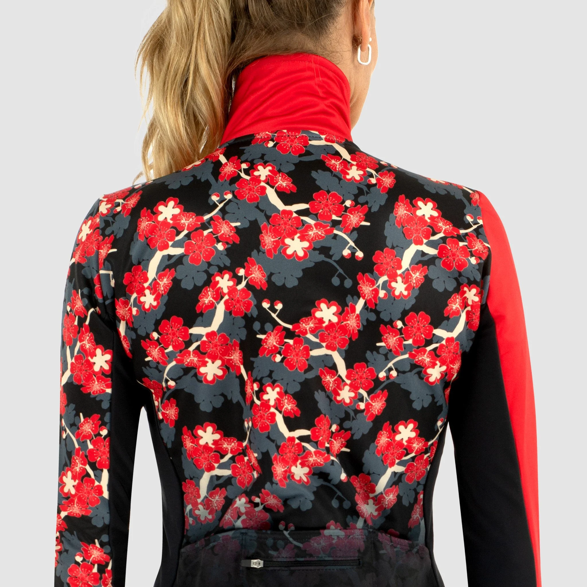 Nathalie Simon women's red thermal jacket by EKOÏ